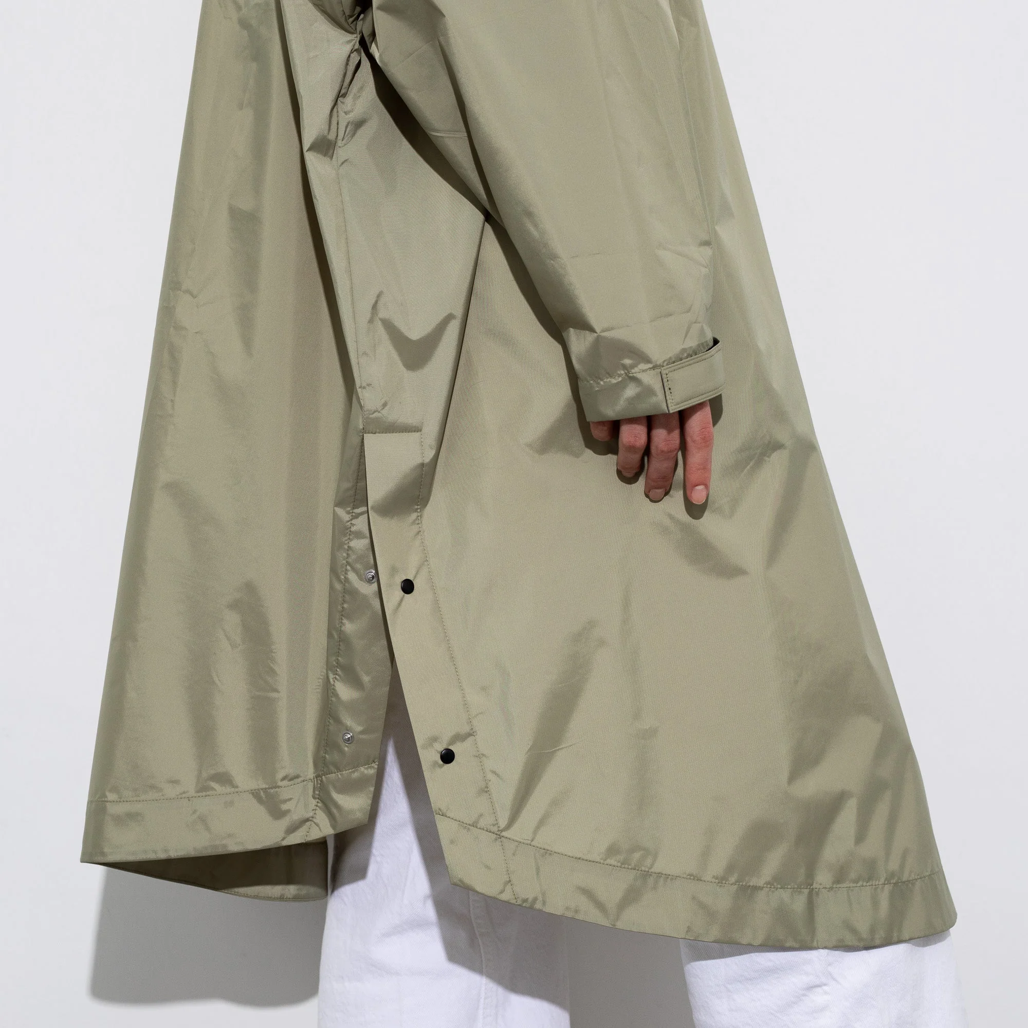 Raincoat solid pale olive - Image 21