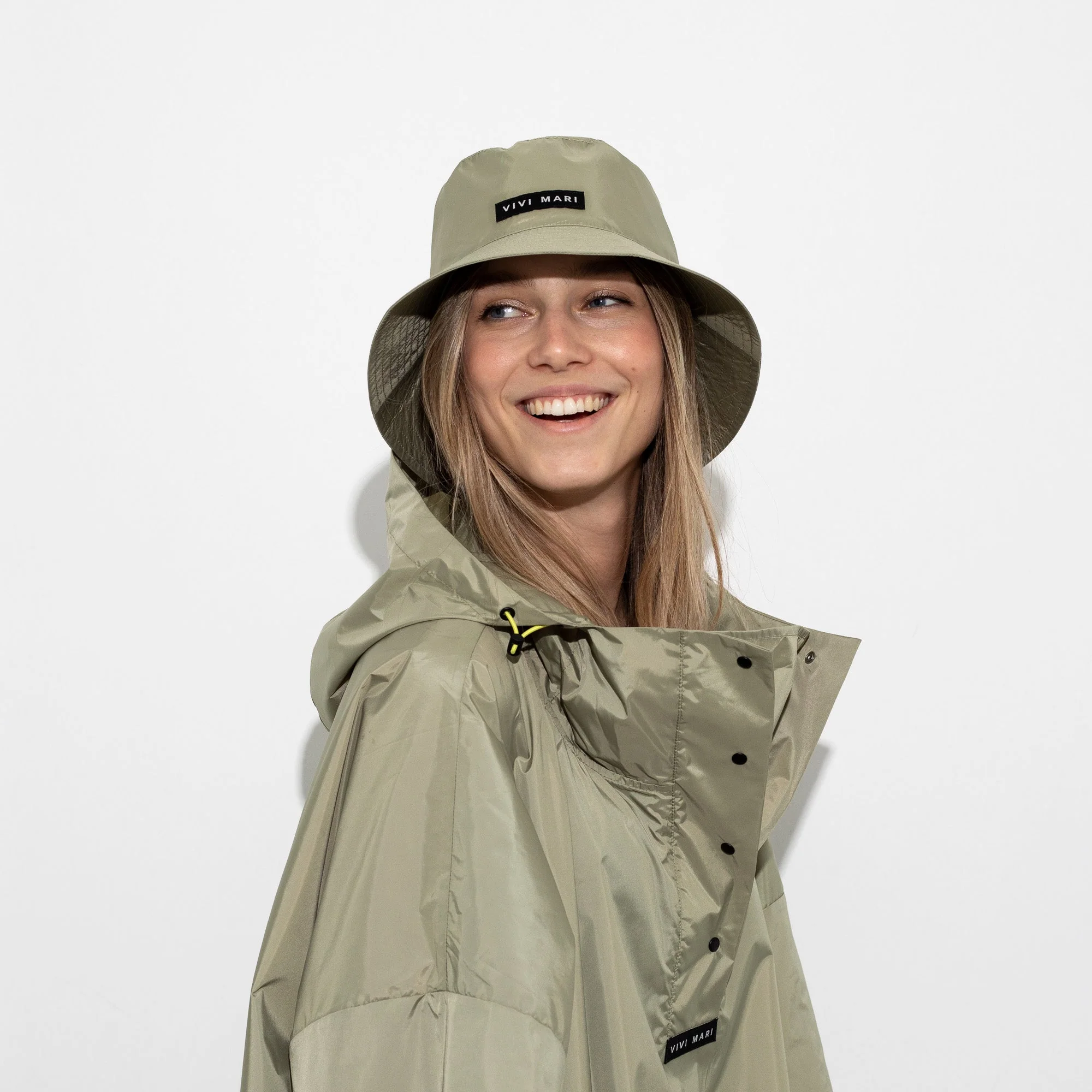 Raincoat solid pale olive - Image 22