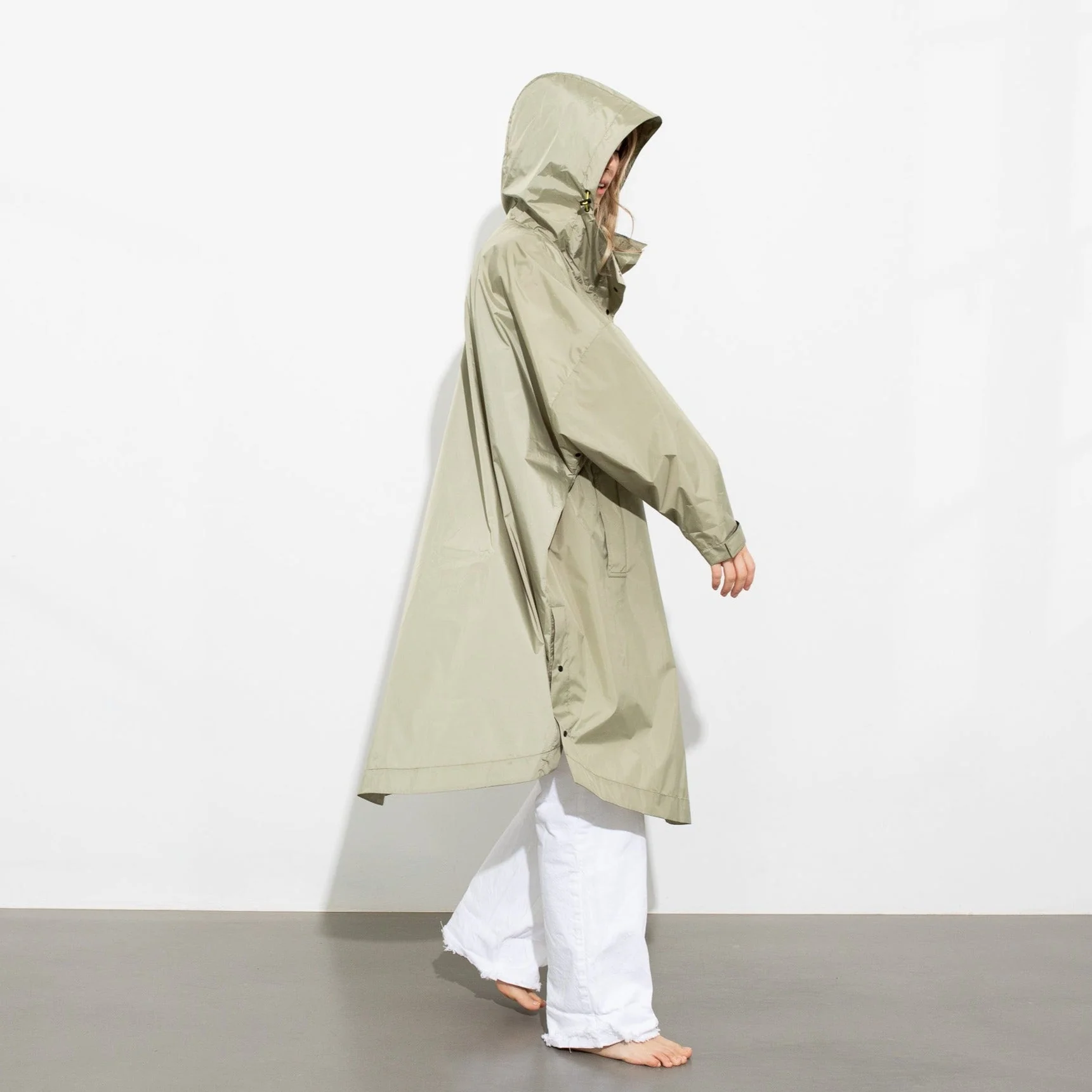 Raincoat solid pale olive - Image 23