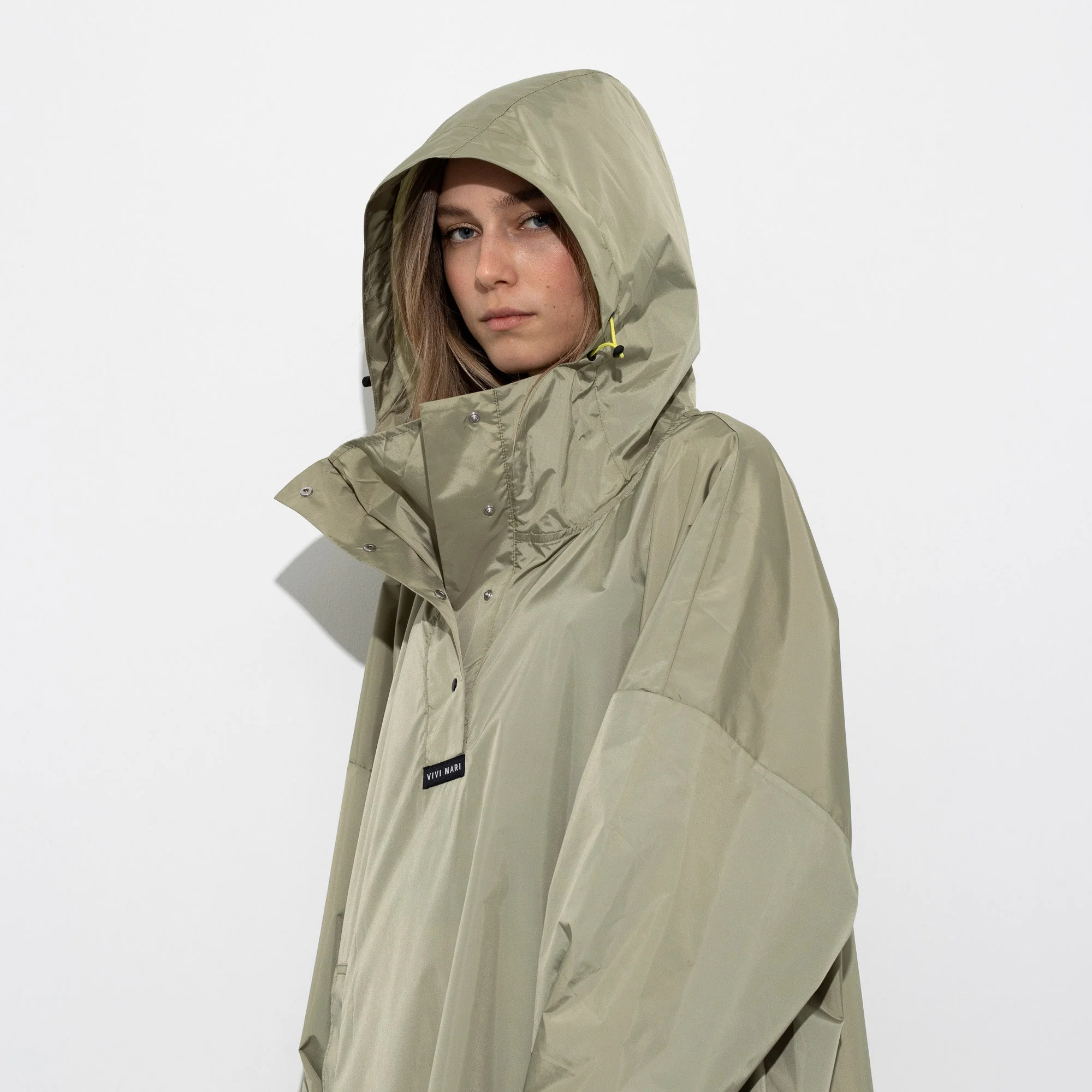 Raincoat solid pale olive - Image 7