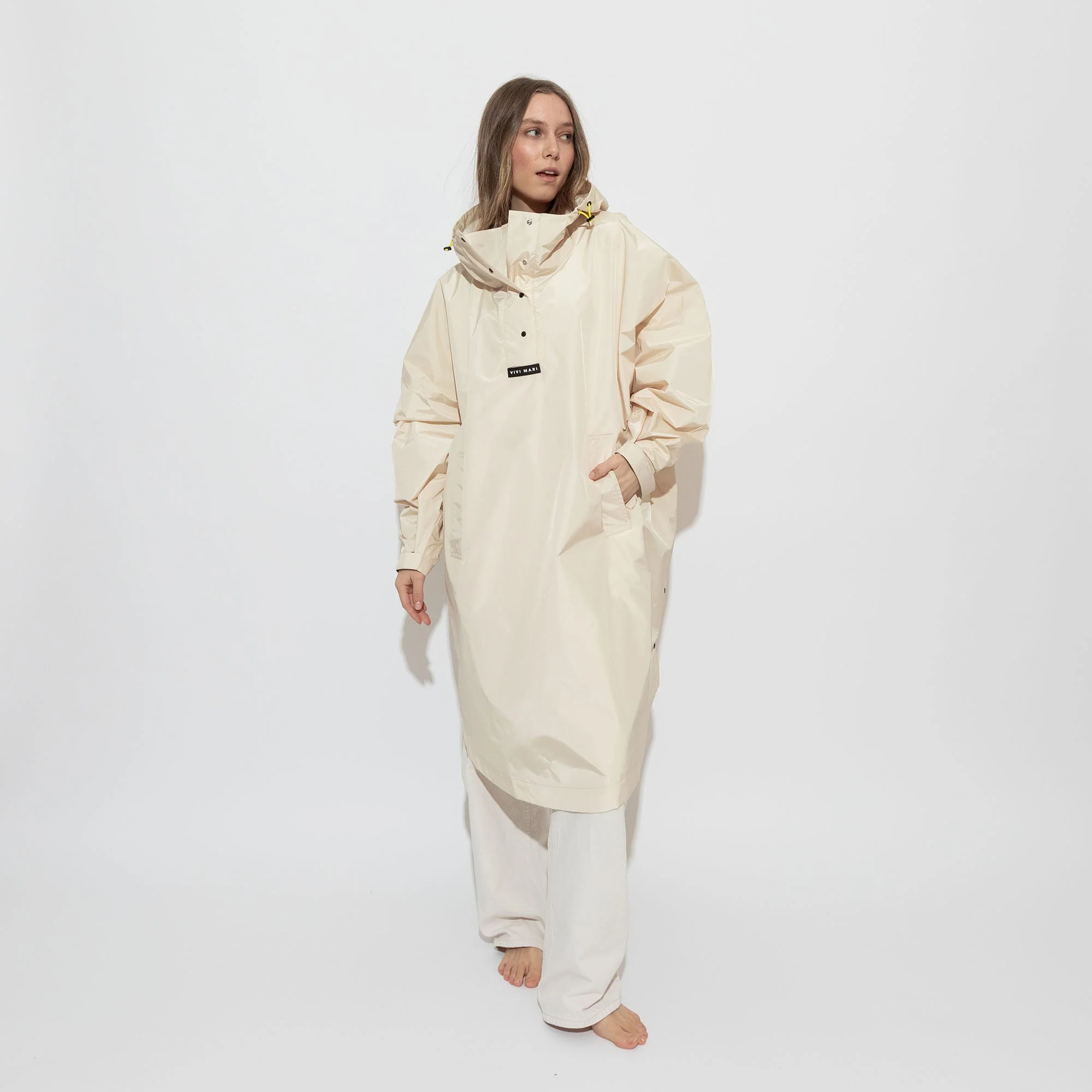 Raincoat solid sand - Image 13