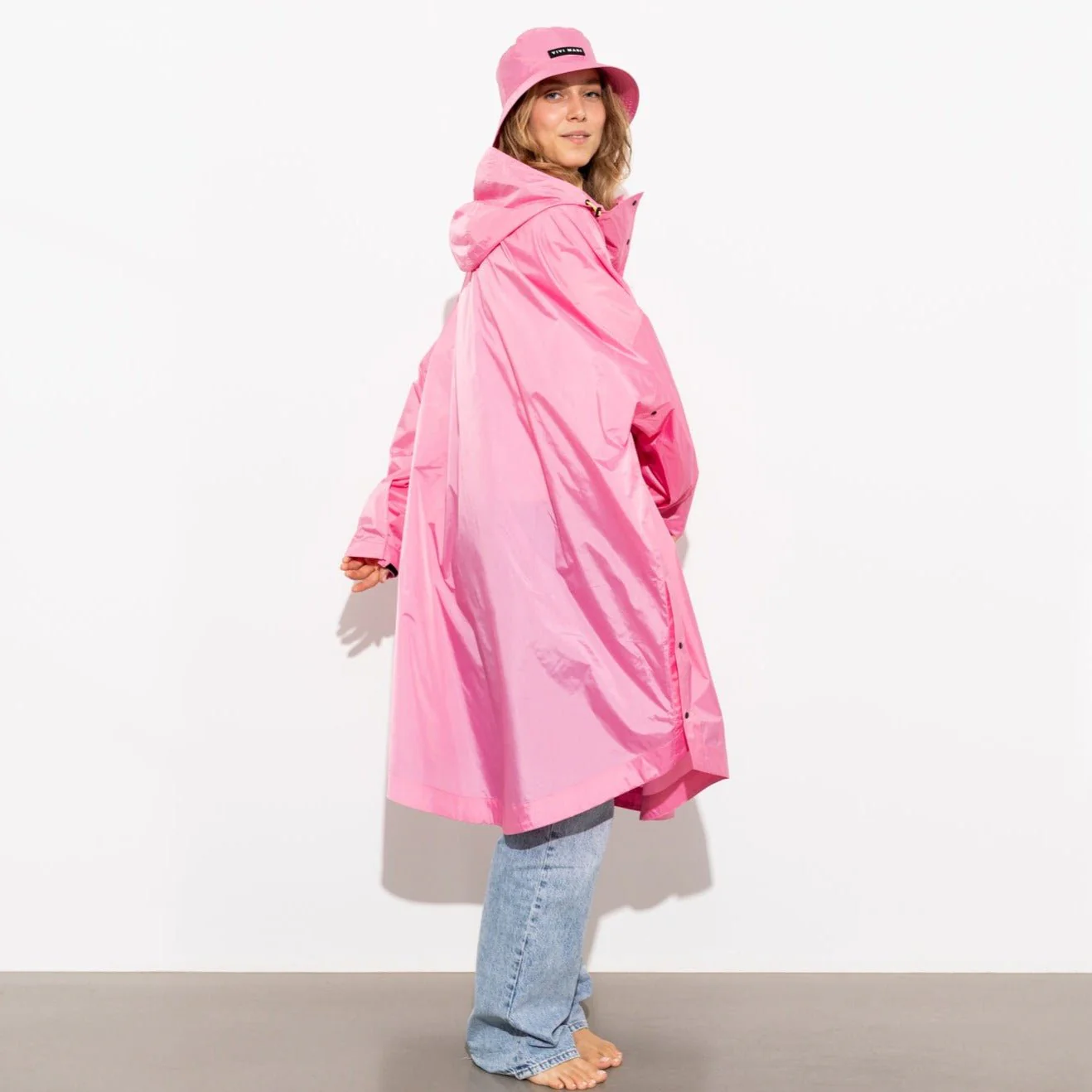 Raincoat solid soft pink - Image 10