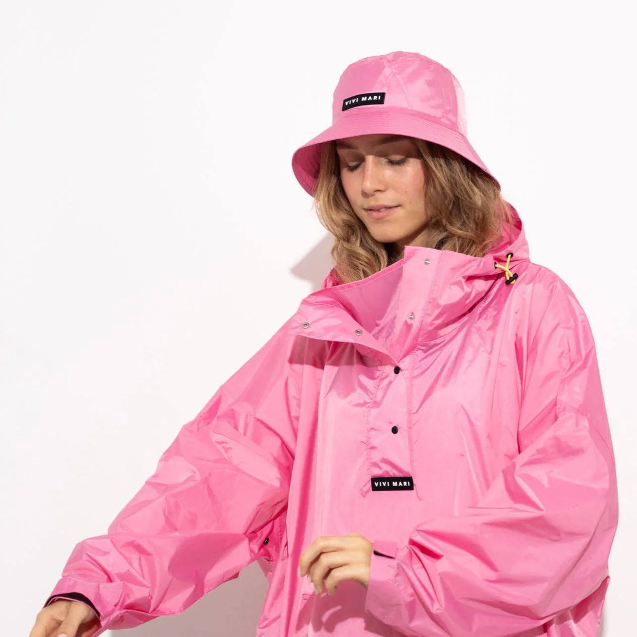 Raincoat solid soft pink - Image 11