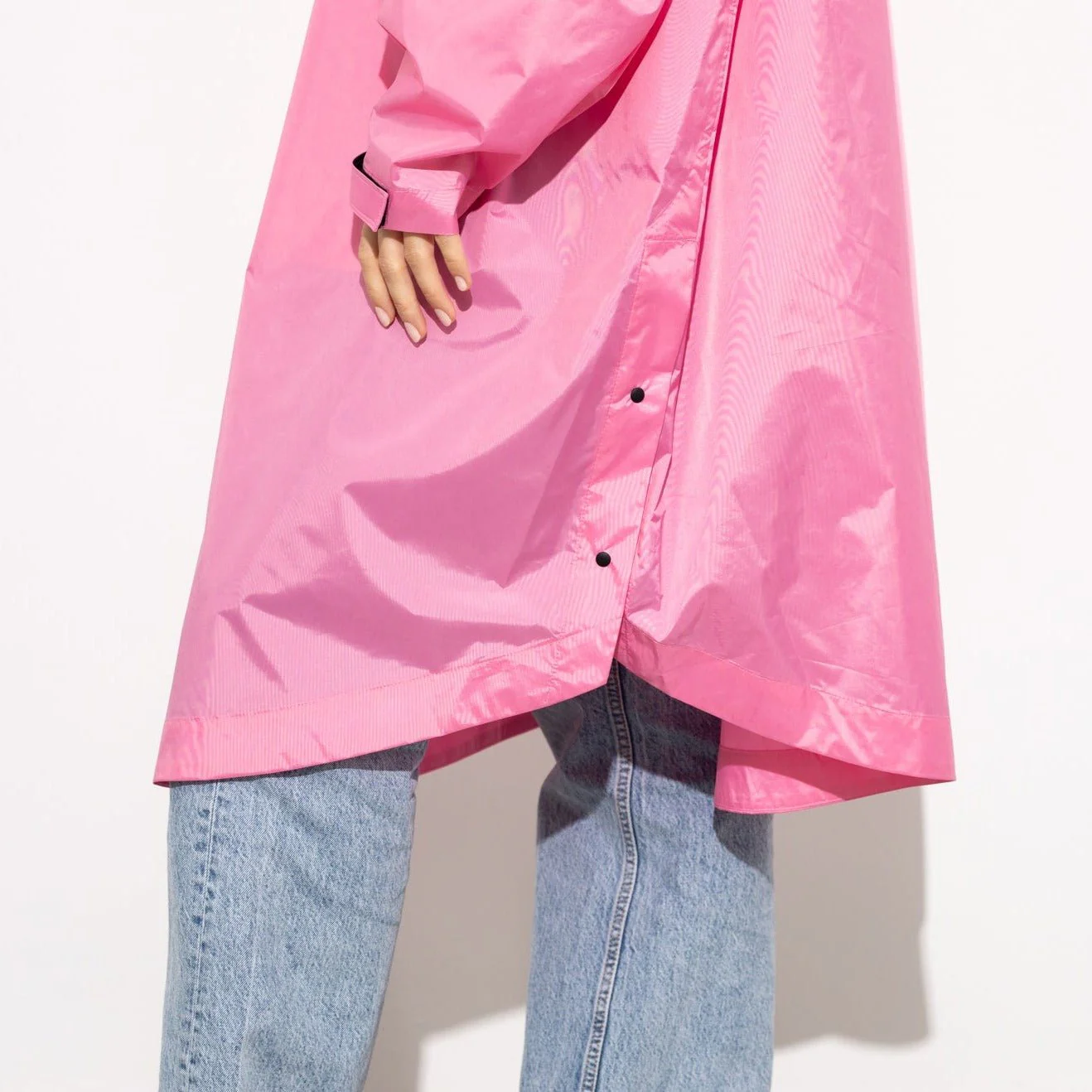 Raincoat solid soft pink - Image 4