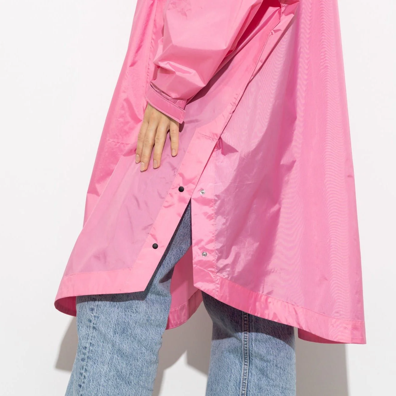 Raincoat solid soft pink - Image 5