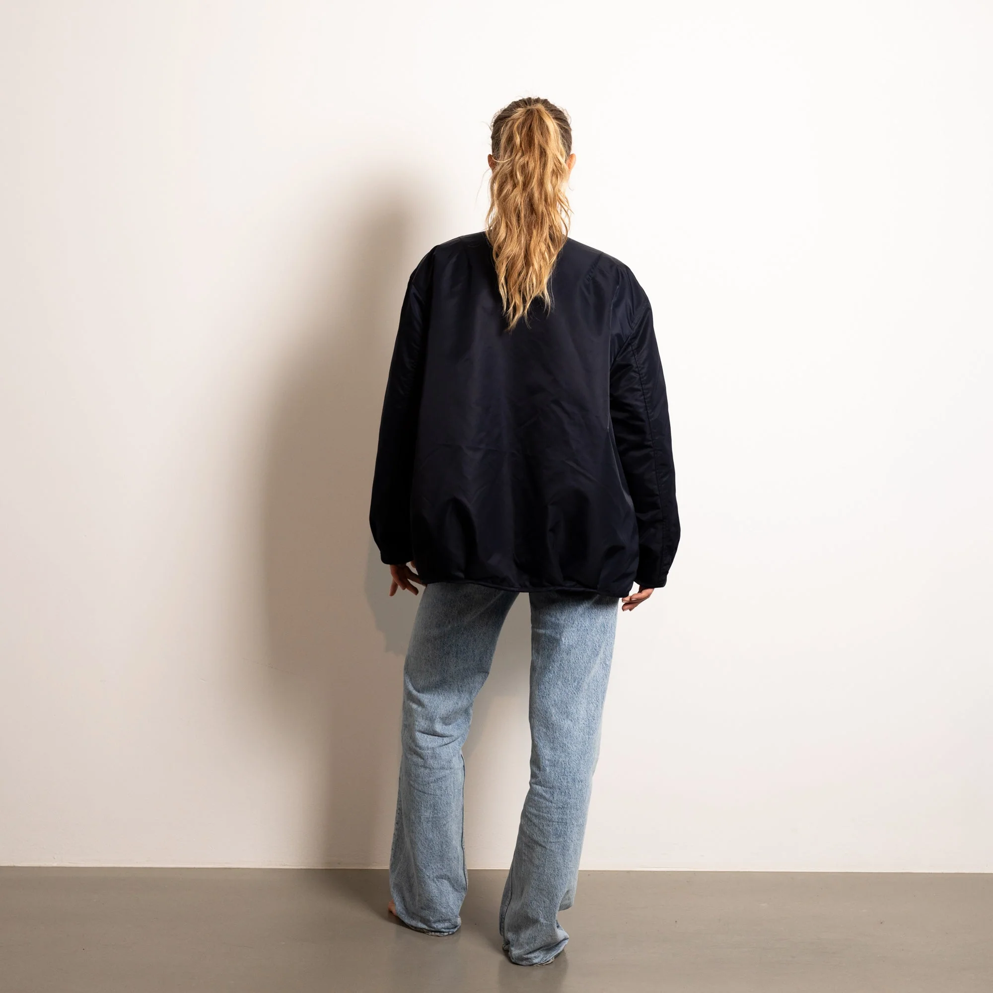 Reversible Bomber Jacket - navy/caramel - Image 21