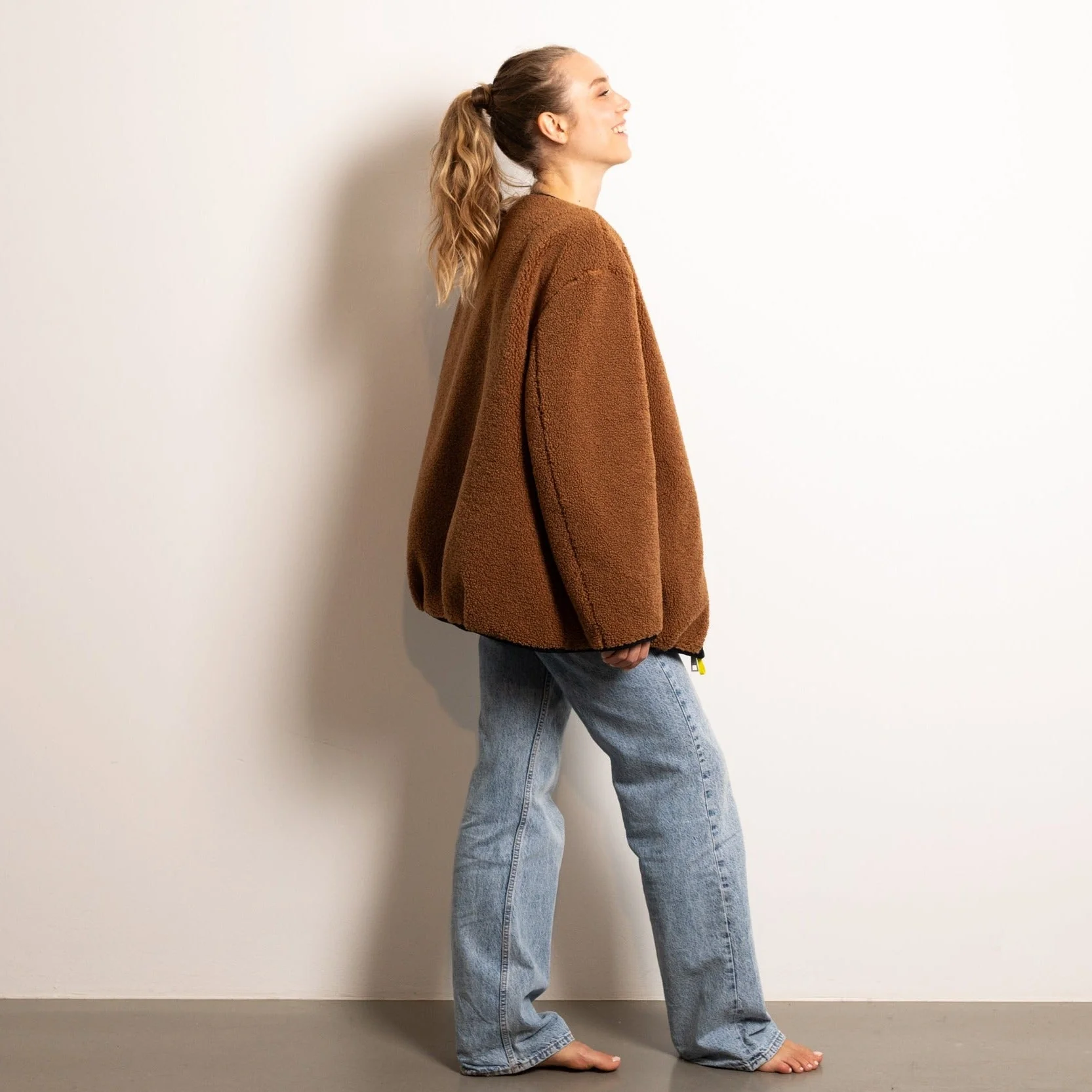 Reversible Bomber Jacket - navy/caramel - Image 24