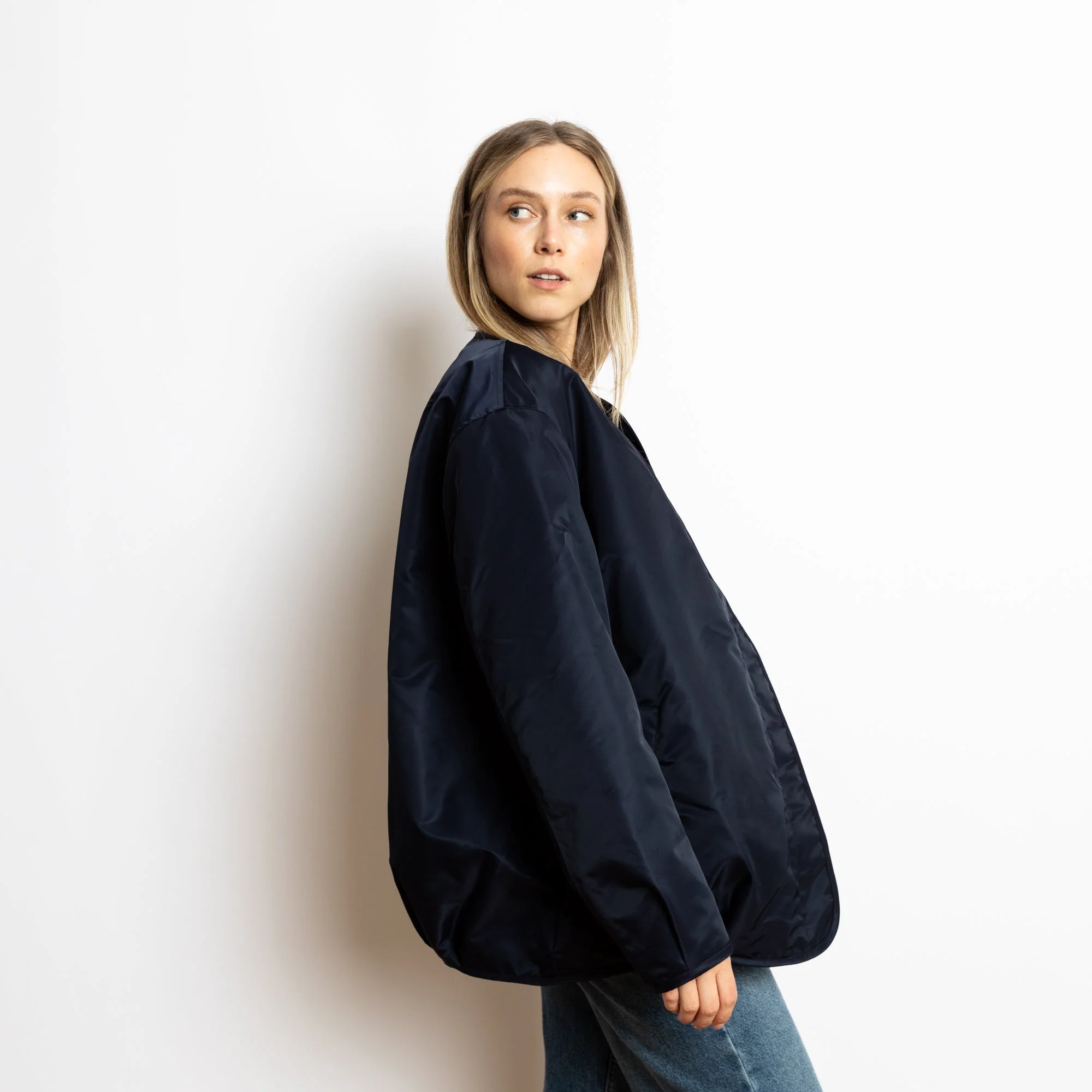 Reversible Bomber Jacket - navy/leo navy-olive - Image 11