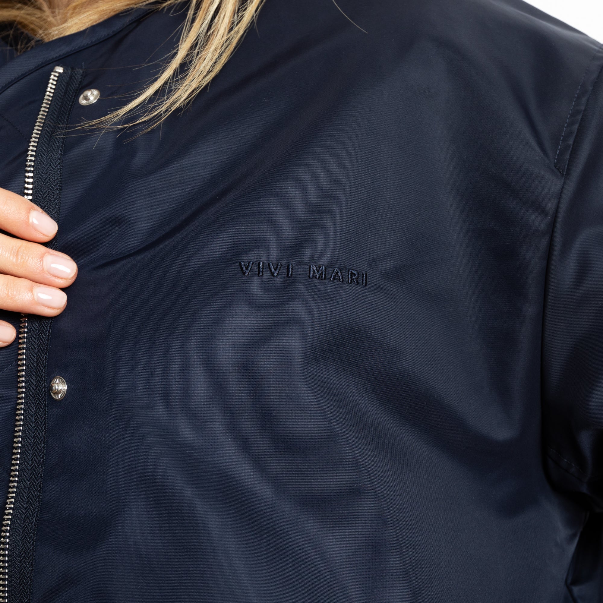 Reversible Bomber Jacket - navy/leo navy-olive - Image 7