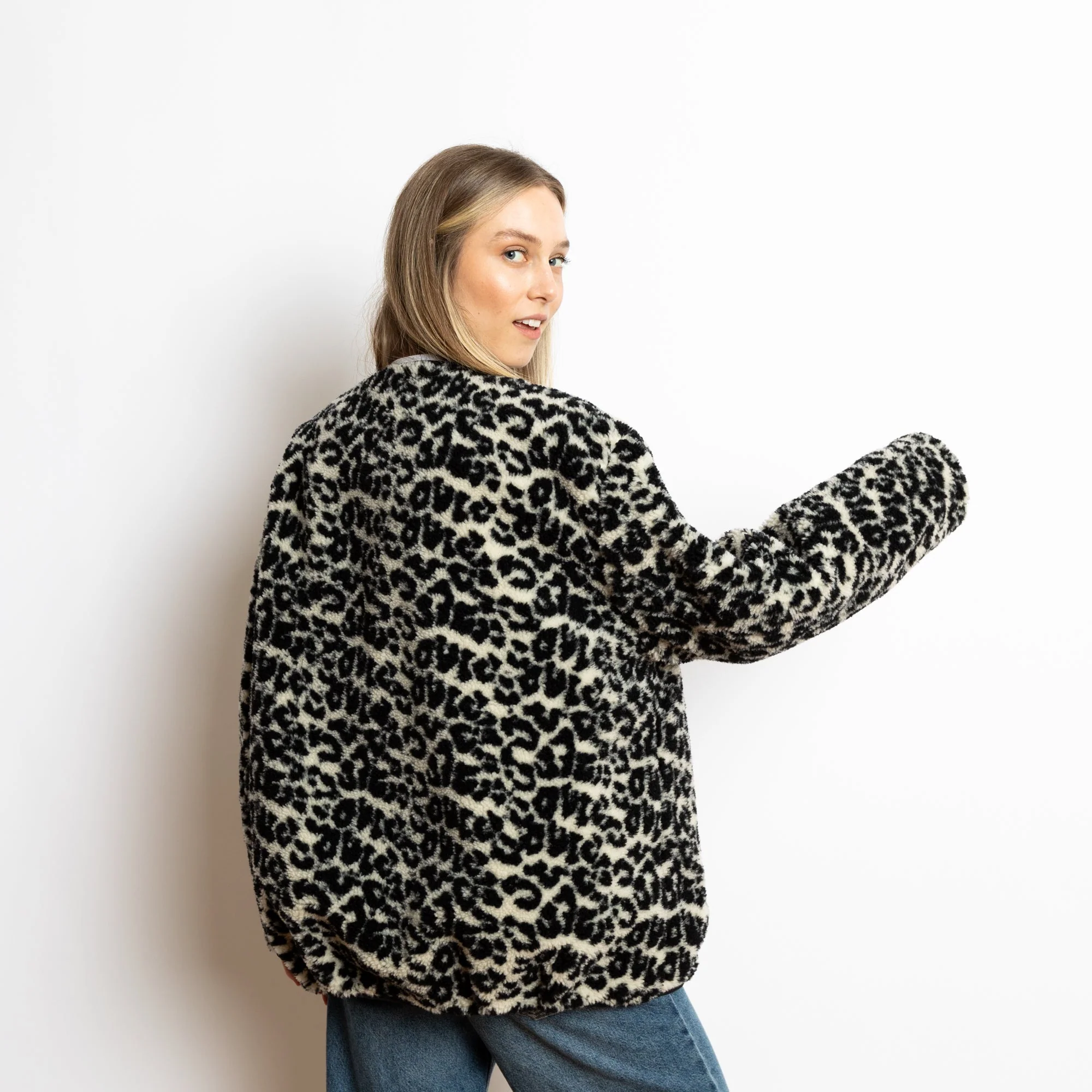 Reversible Bomber Jacket - black/leo black-sand - Image 13