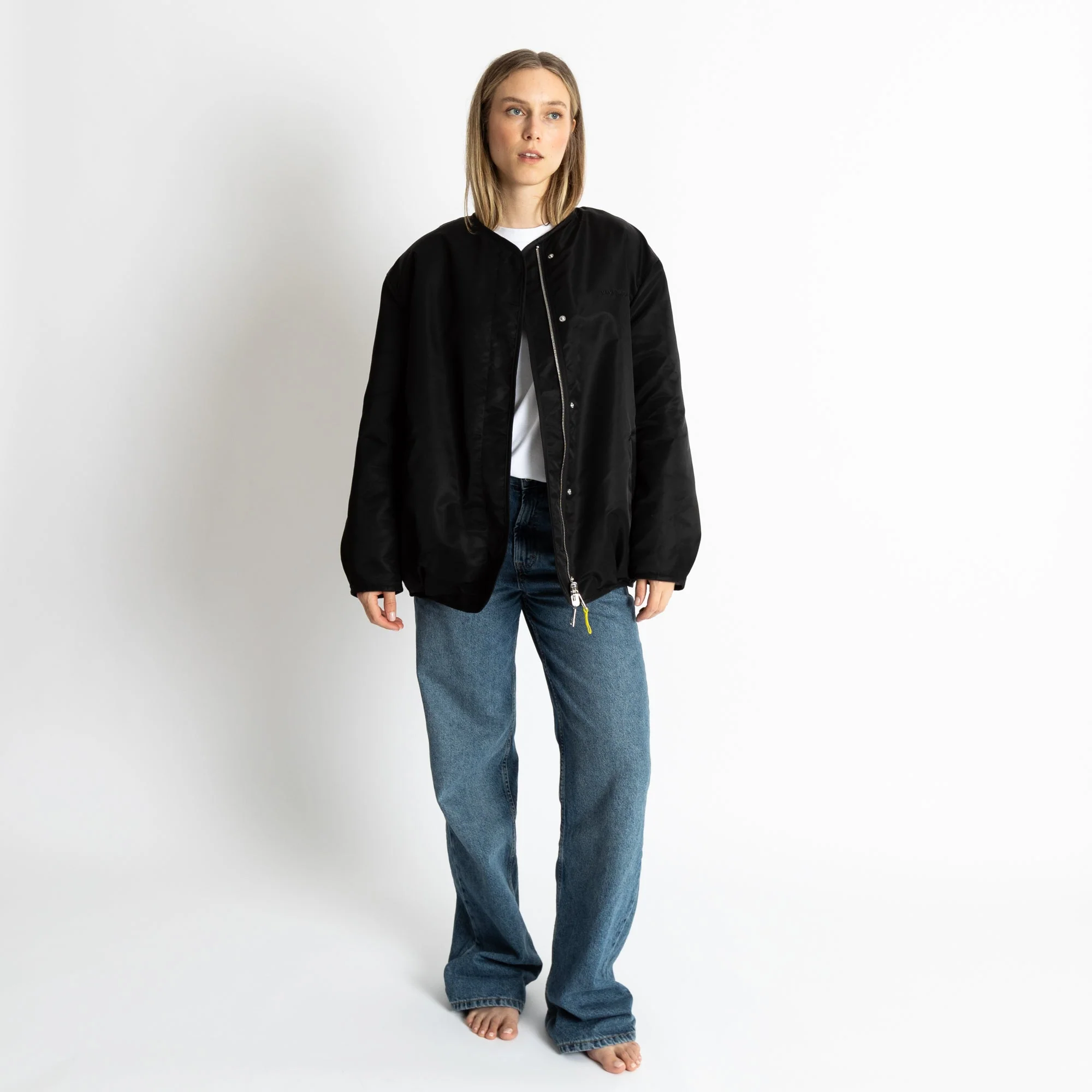 Reversible Bomber Jacket - black/leo black-sand - Image 5