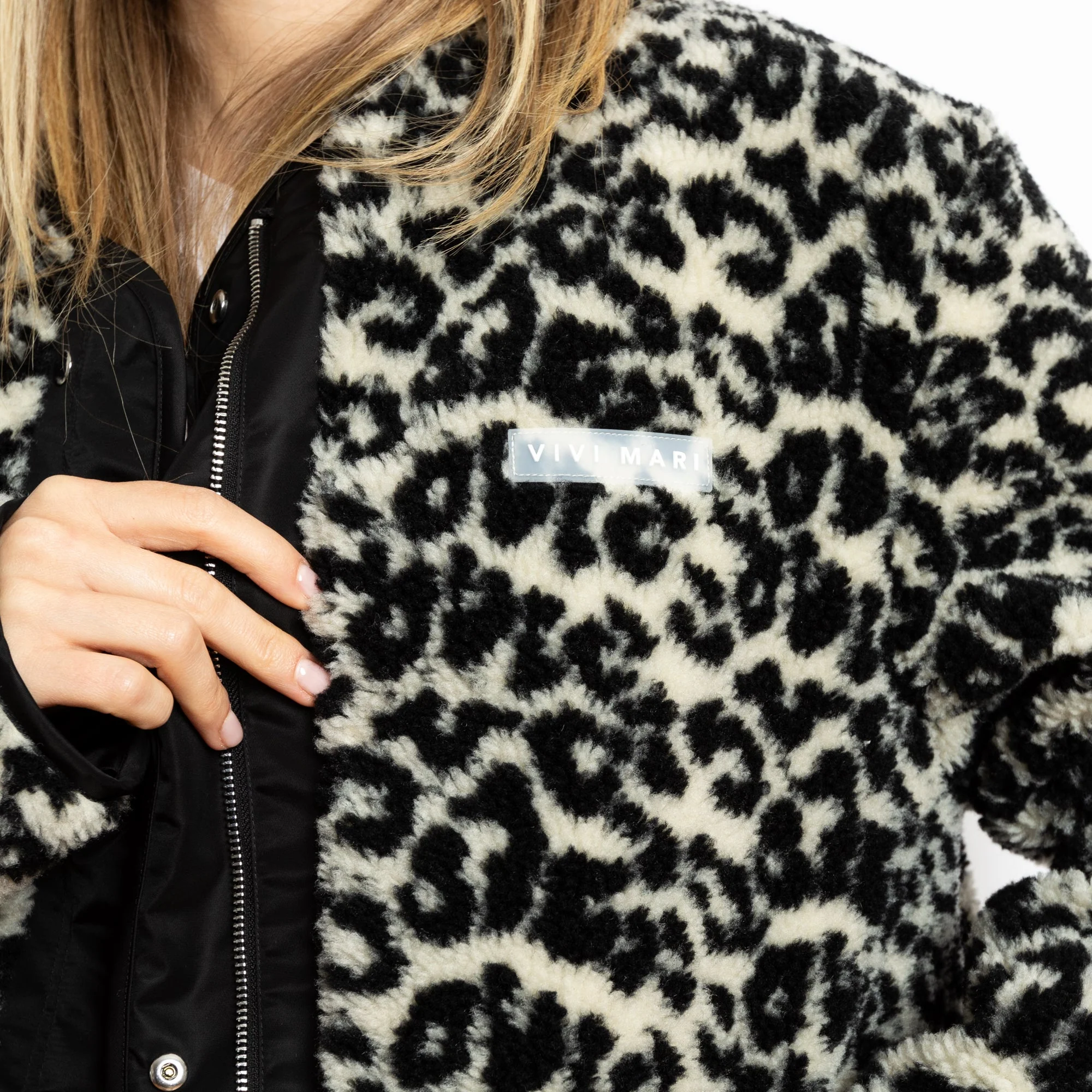 Reversible Bomber Jacket - black/leo black-sand - Image 7