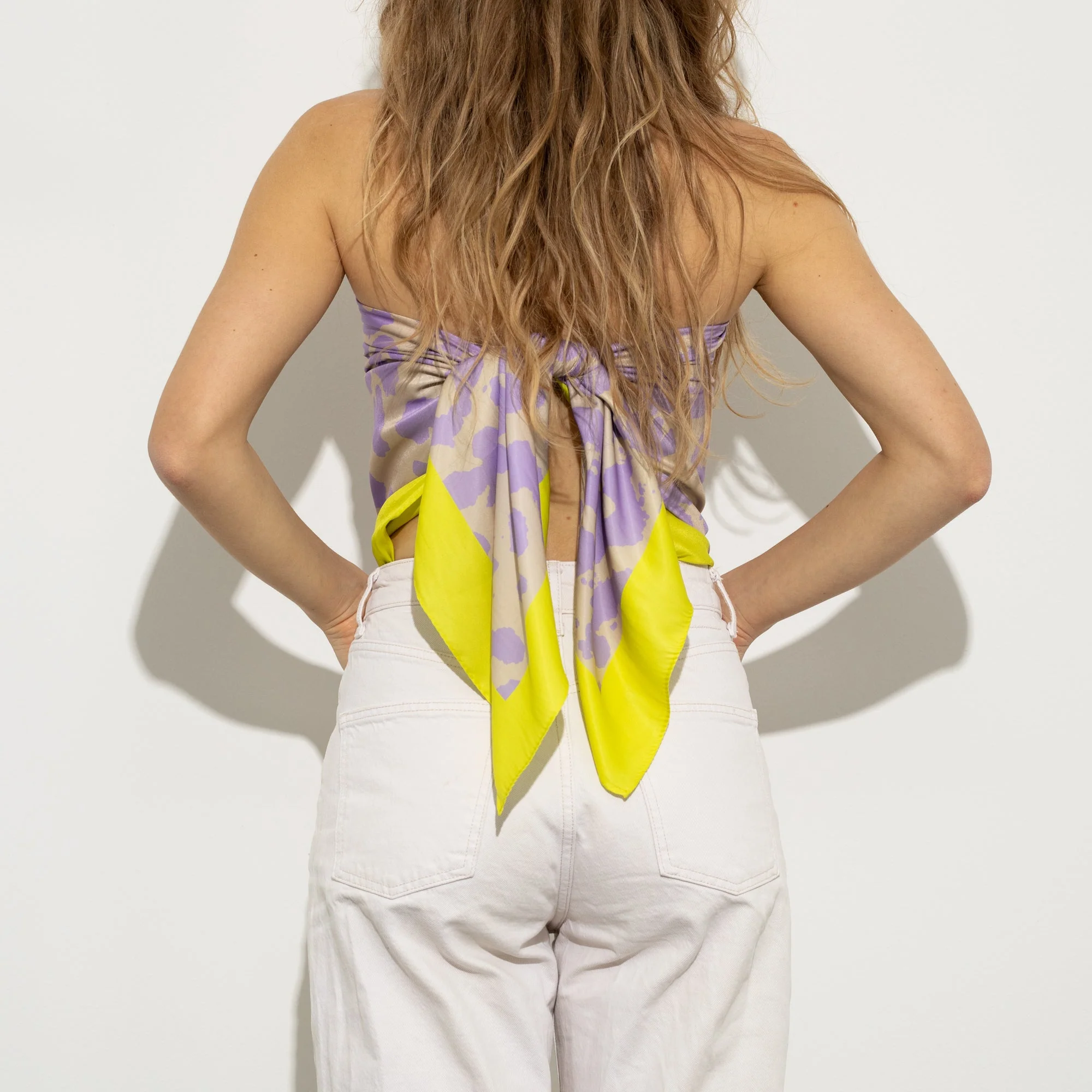 Scarf leo - lavender/grey - Image 11