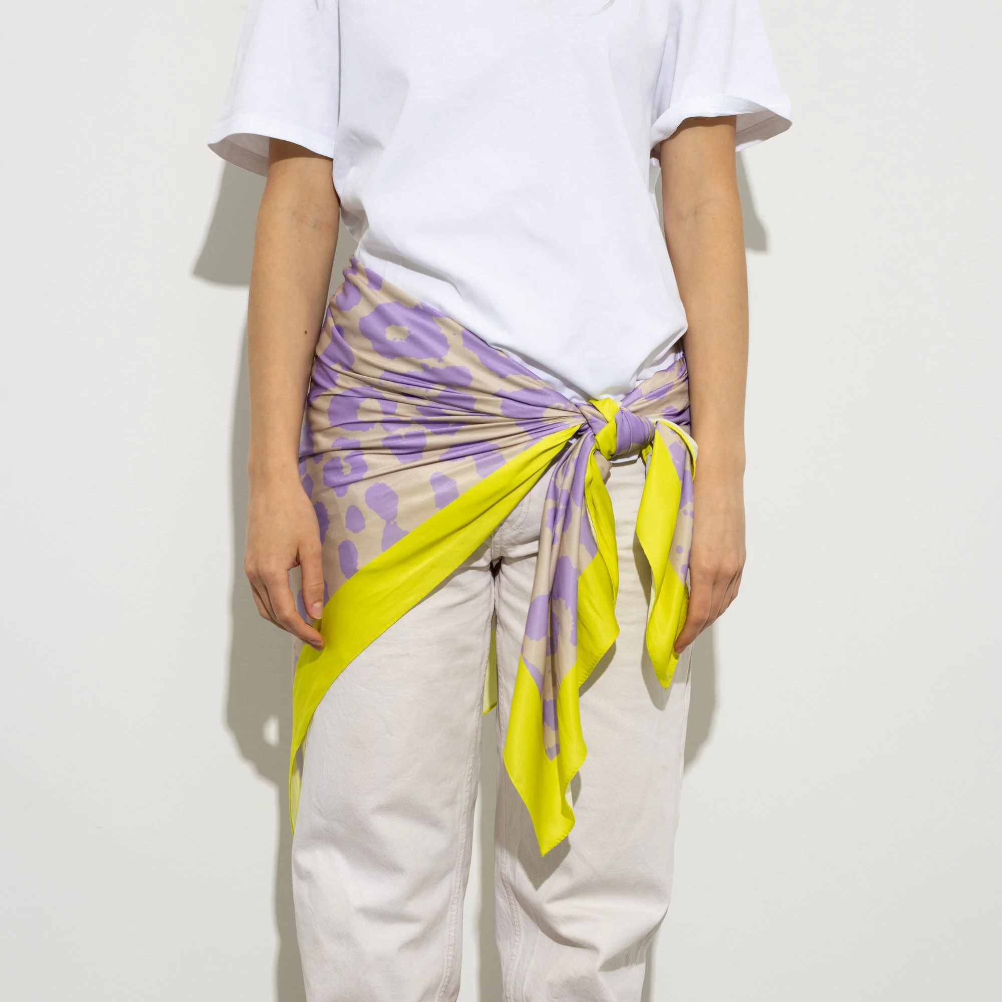 Scarf leo - lavender/grey - Image 12