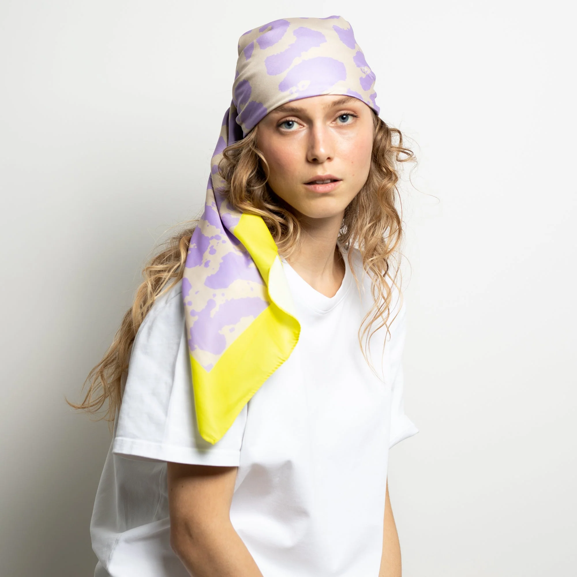 Scarf leo - lavender/grey - Image 5