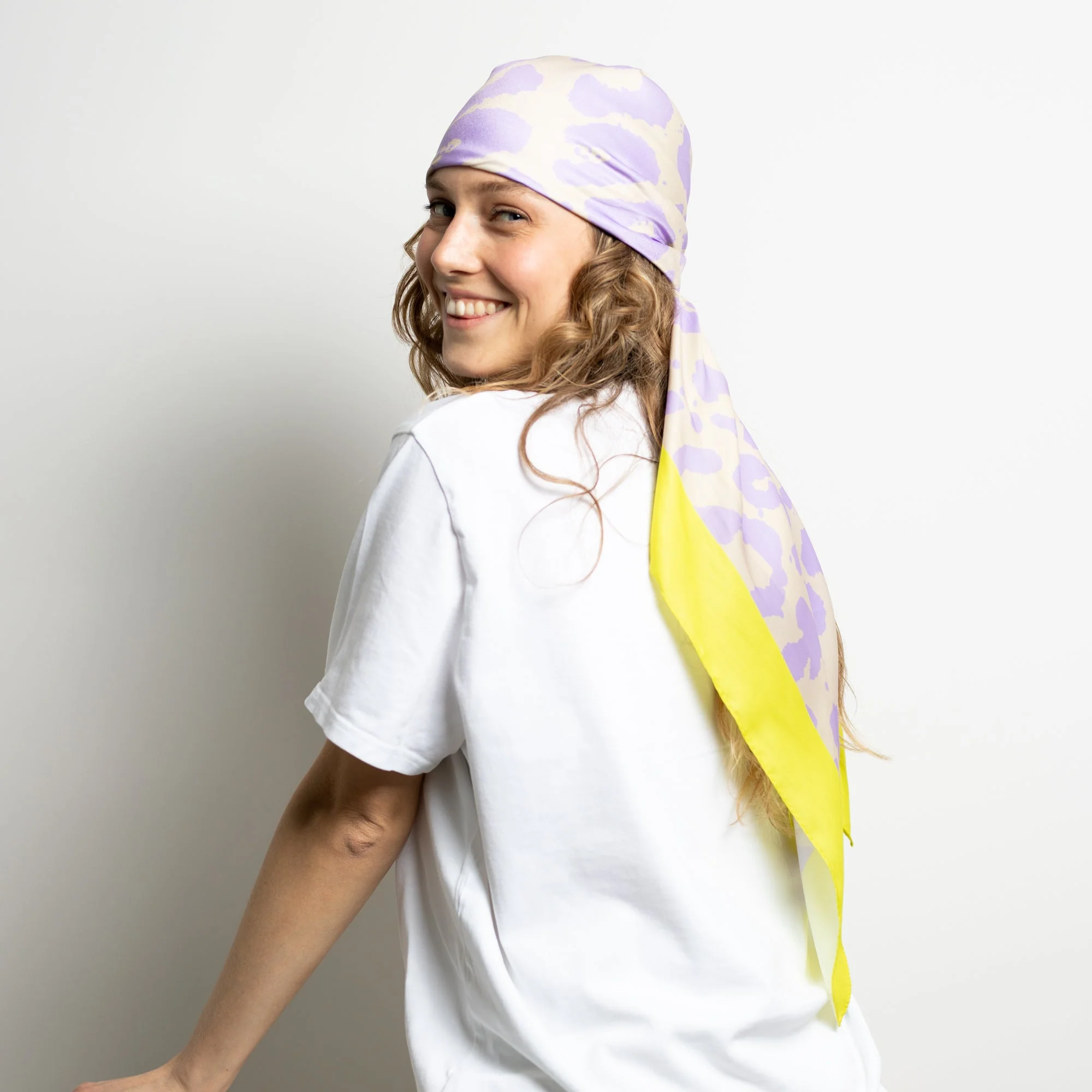 Scarf leo - lavender/grey - Image 6