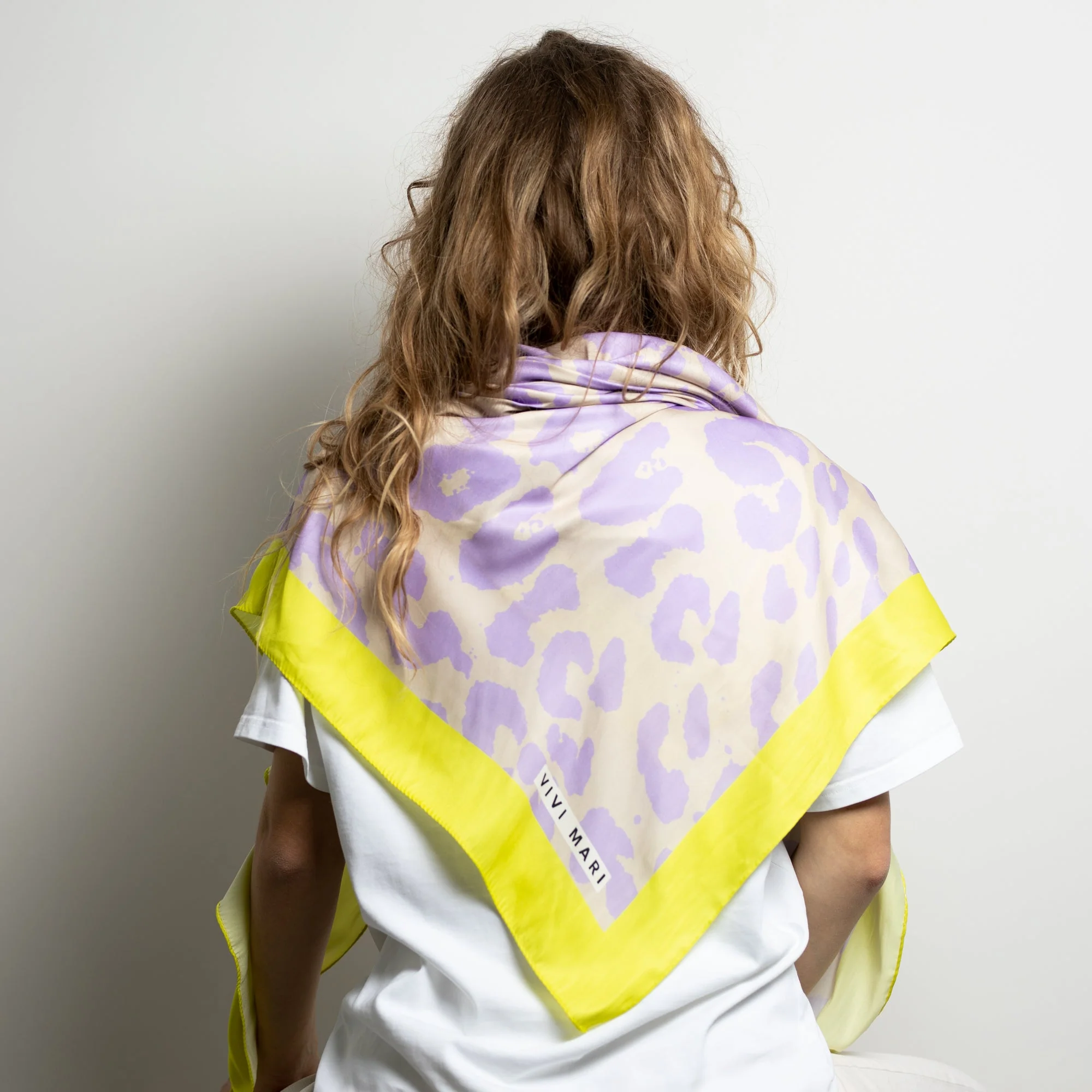 Scarf leo - lavender/grey - Image 9