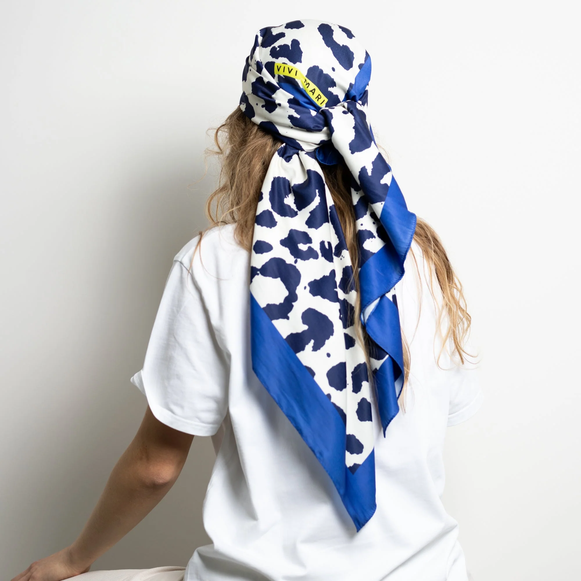 Scarf leo - navy/white - Image 9