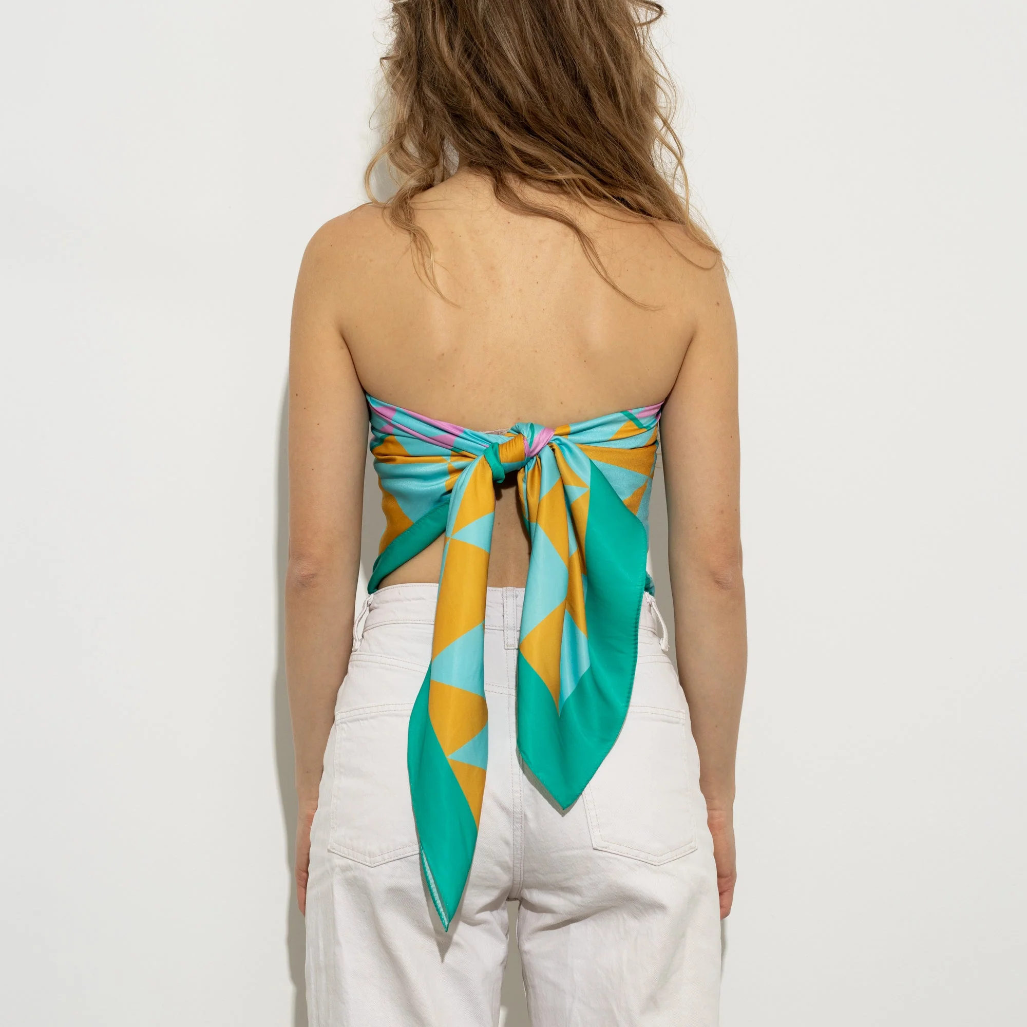 Scarf triangles - mint/rosé - Image 11