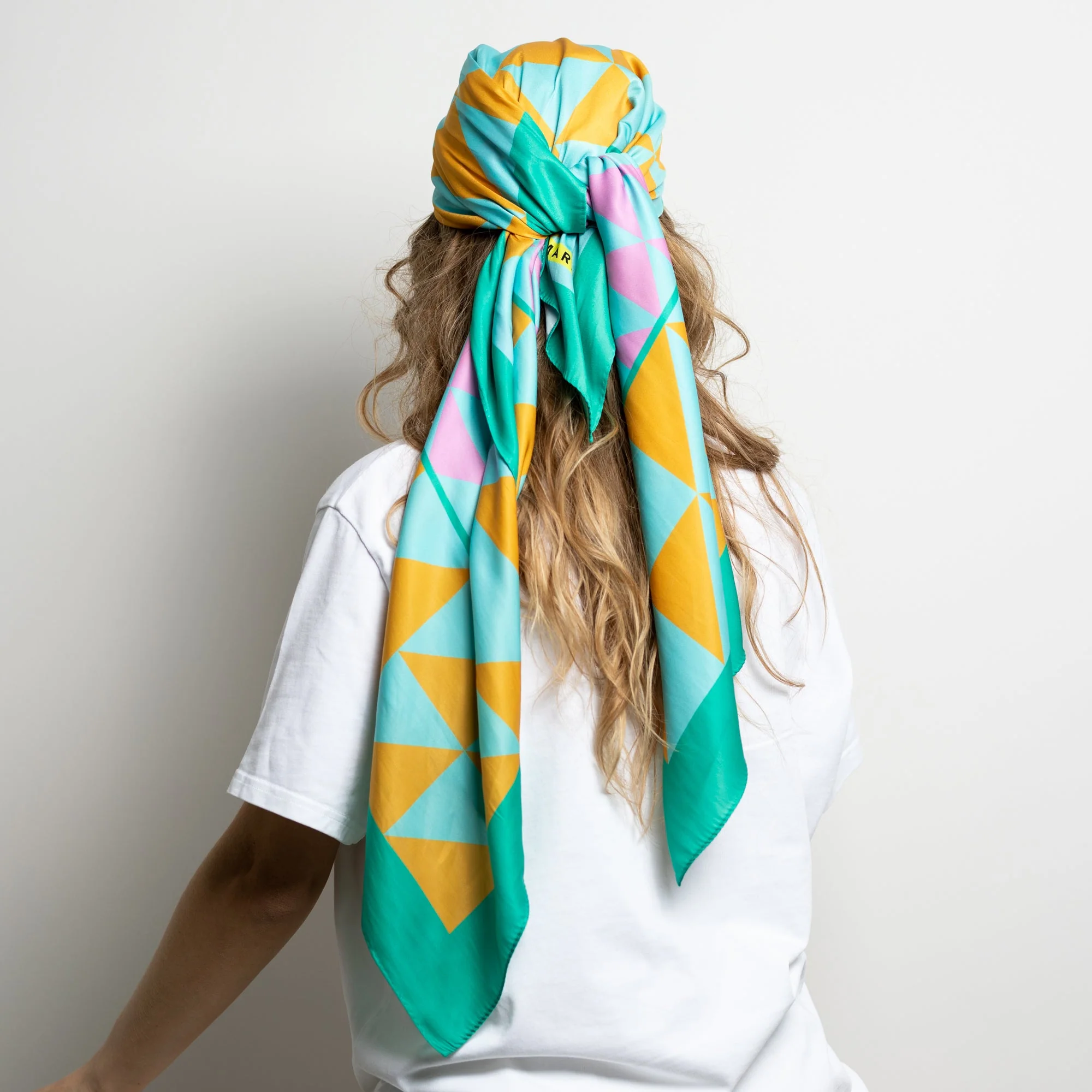 Scarf triangles - mint/rosé - Image 7