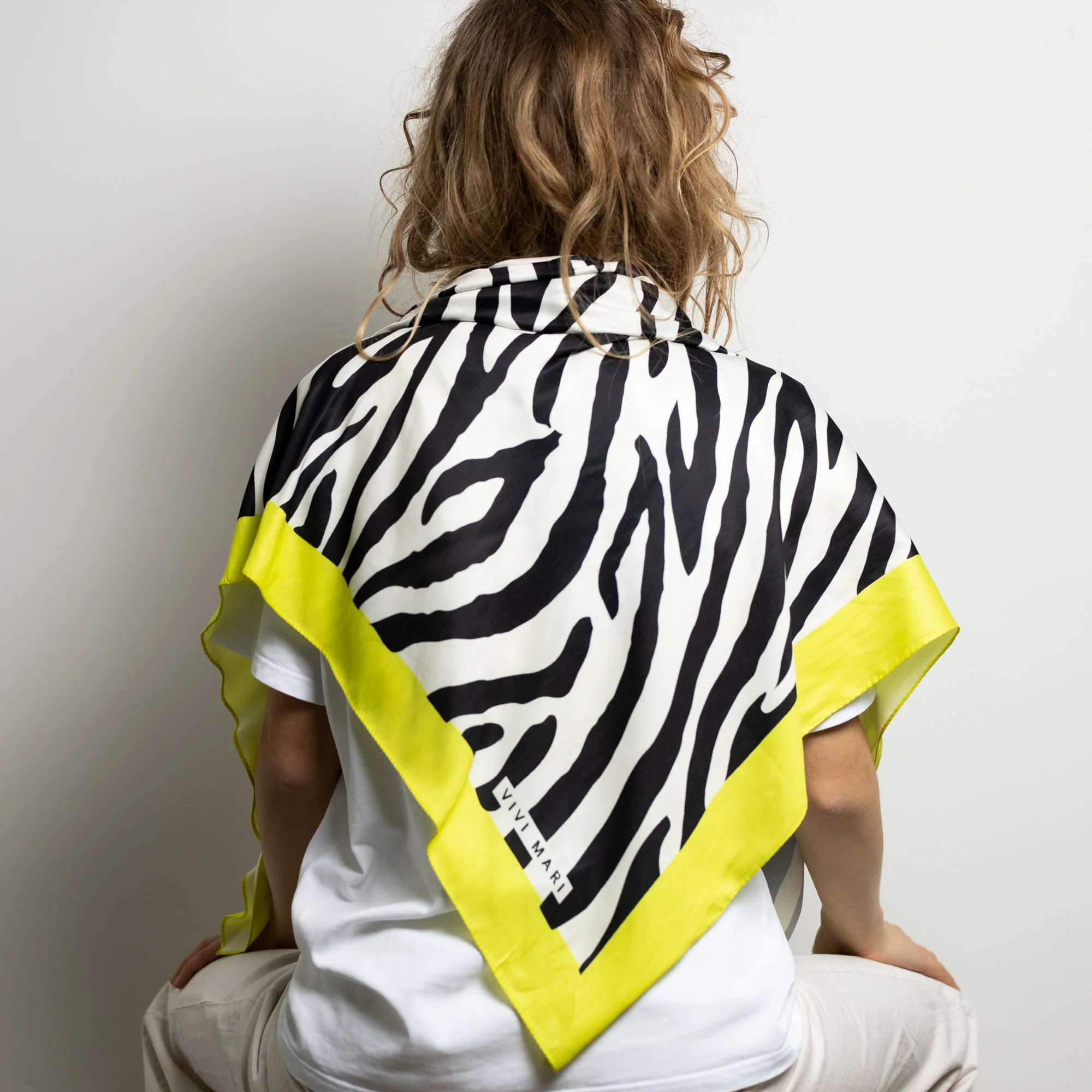 Scarf zebra - black/white - Image 8