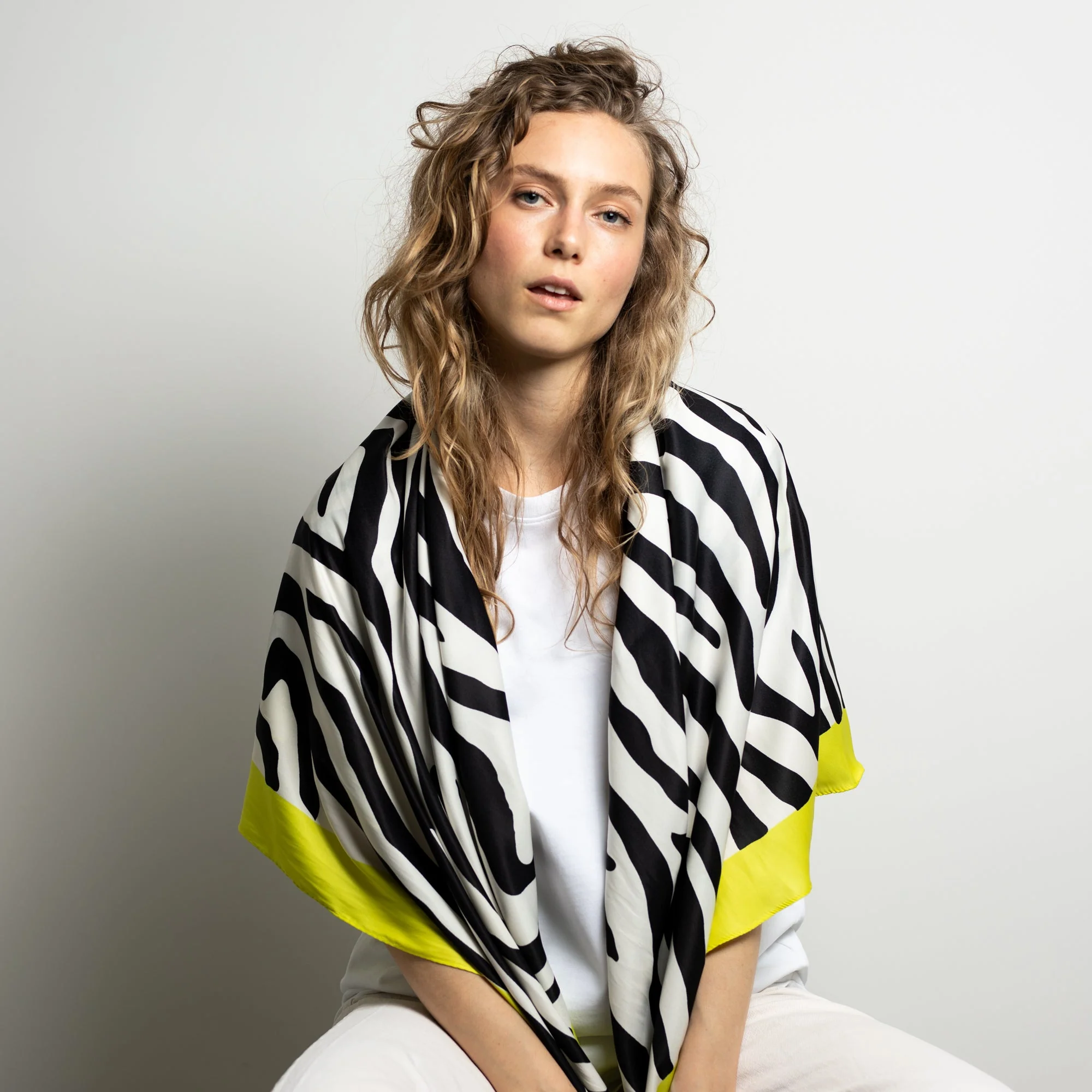 Scarf zebra - black/white - Image 9