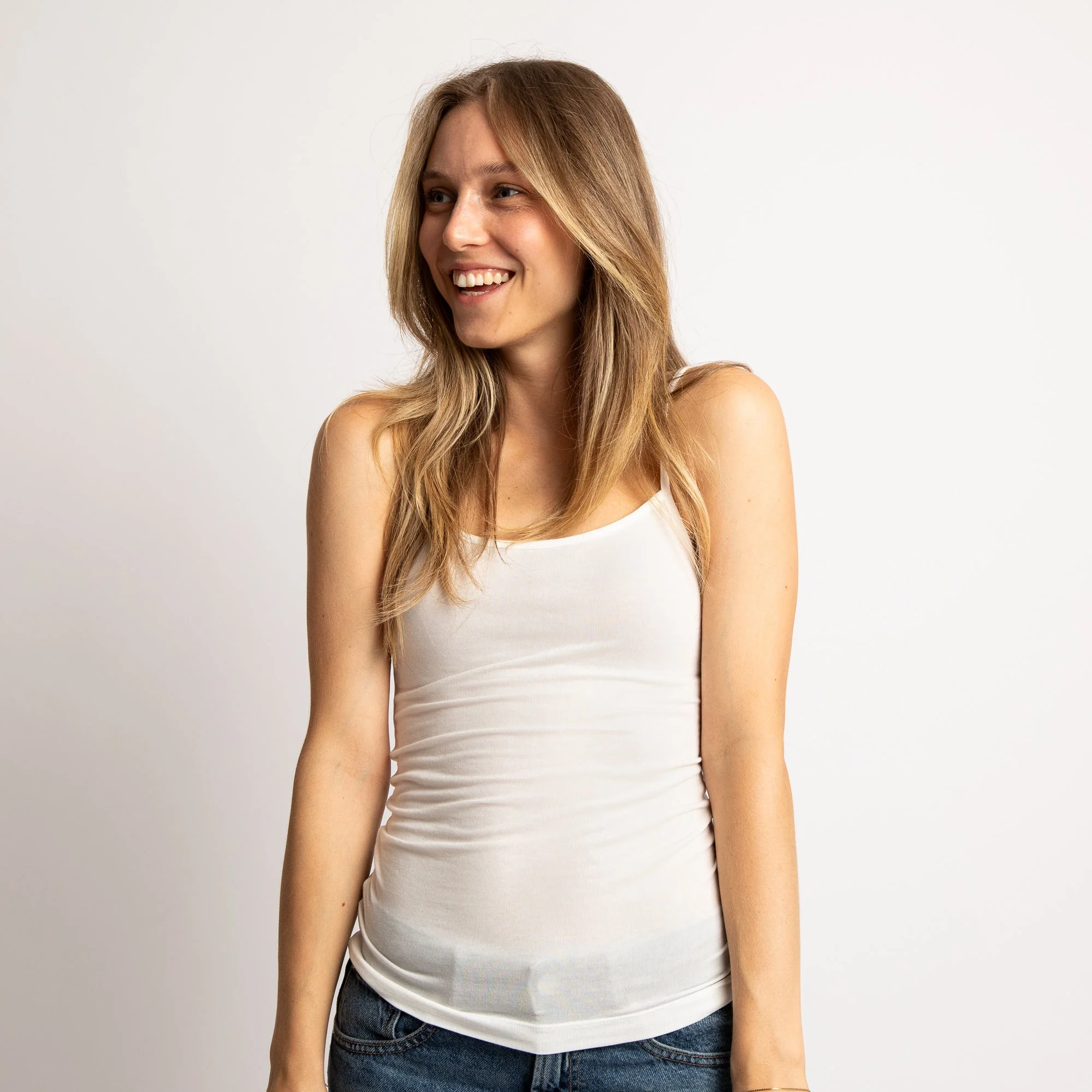 Spaghetti Top - white - Image 7