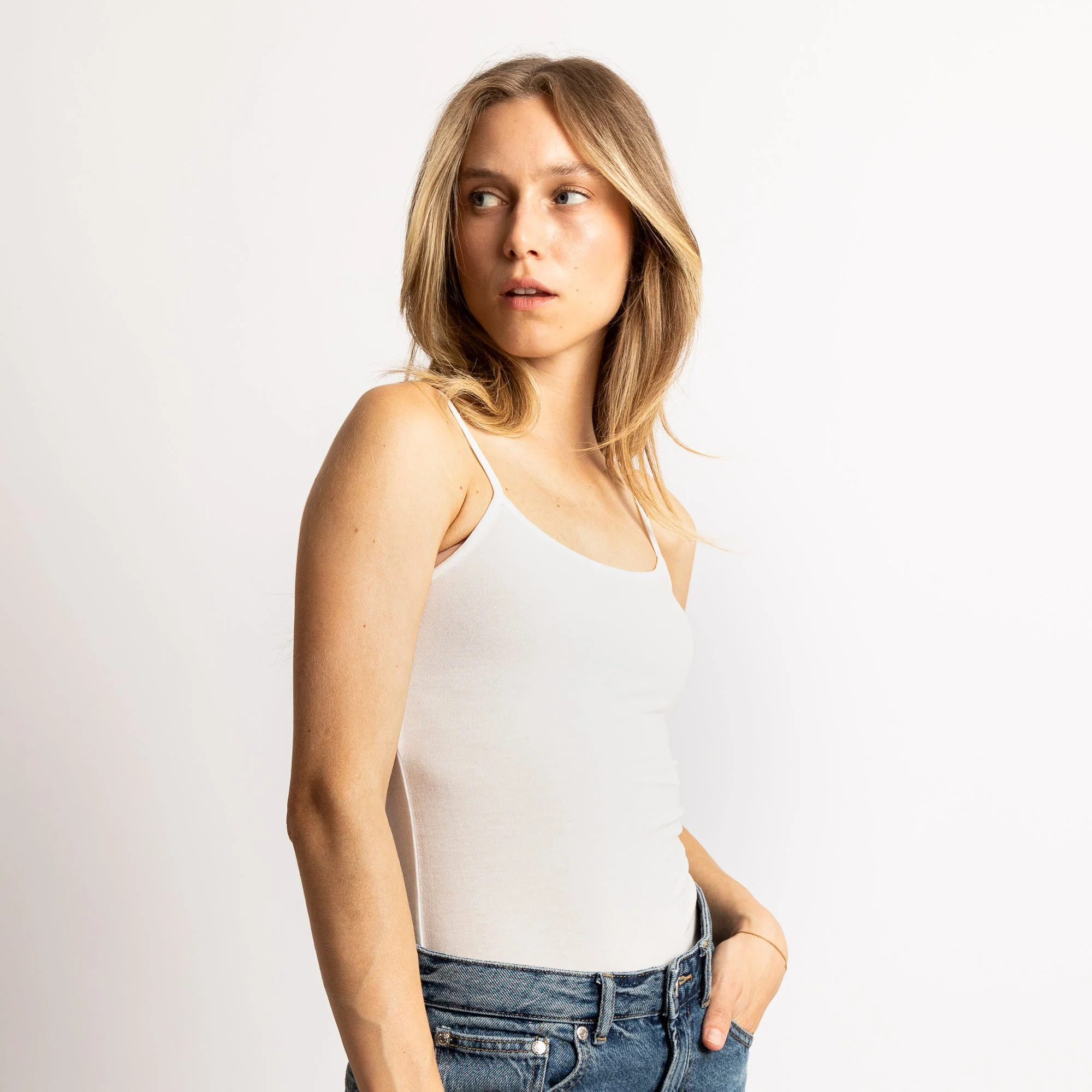 Spaghetti Top - white - Image 8