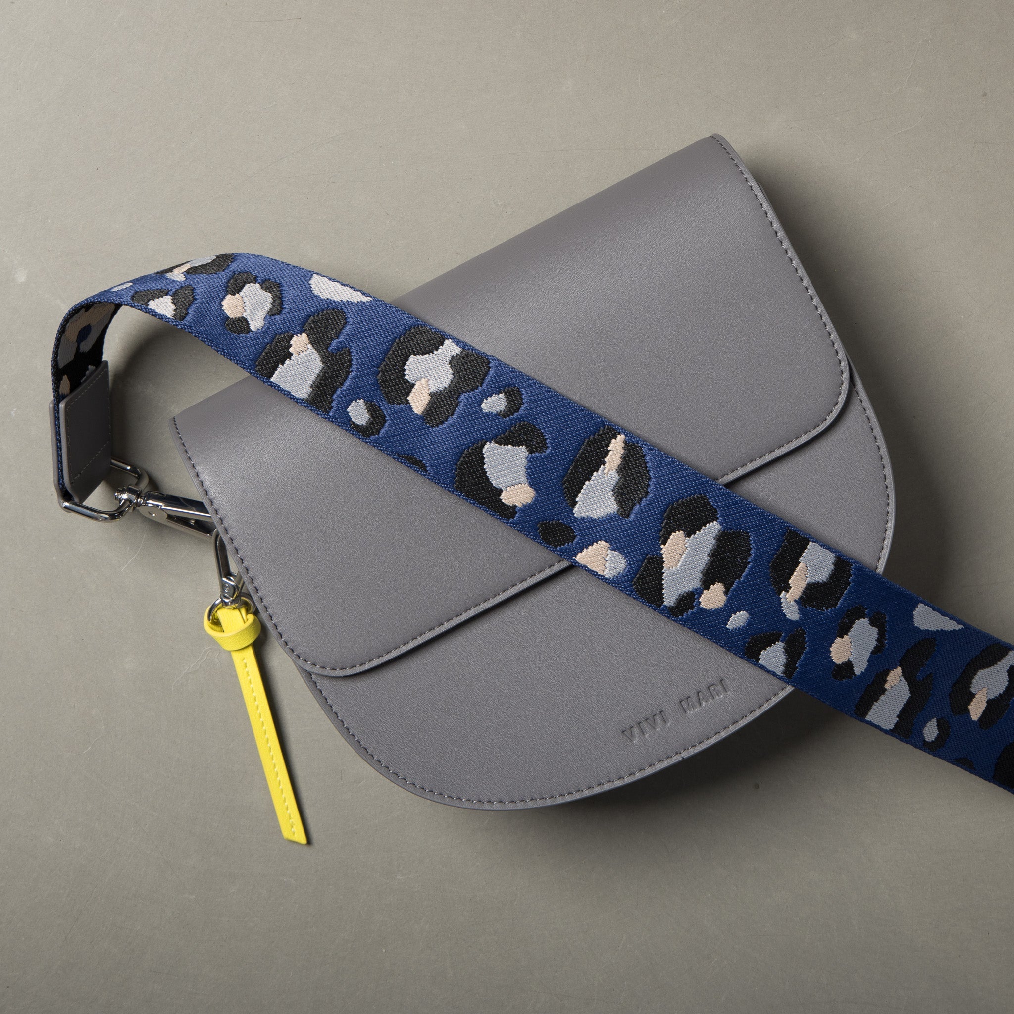 strap abstract leopard blue/black - taupe - Image 6
