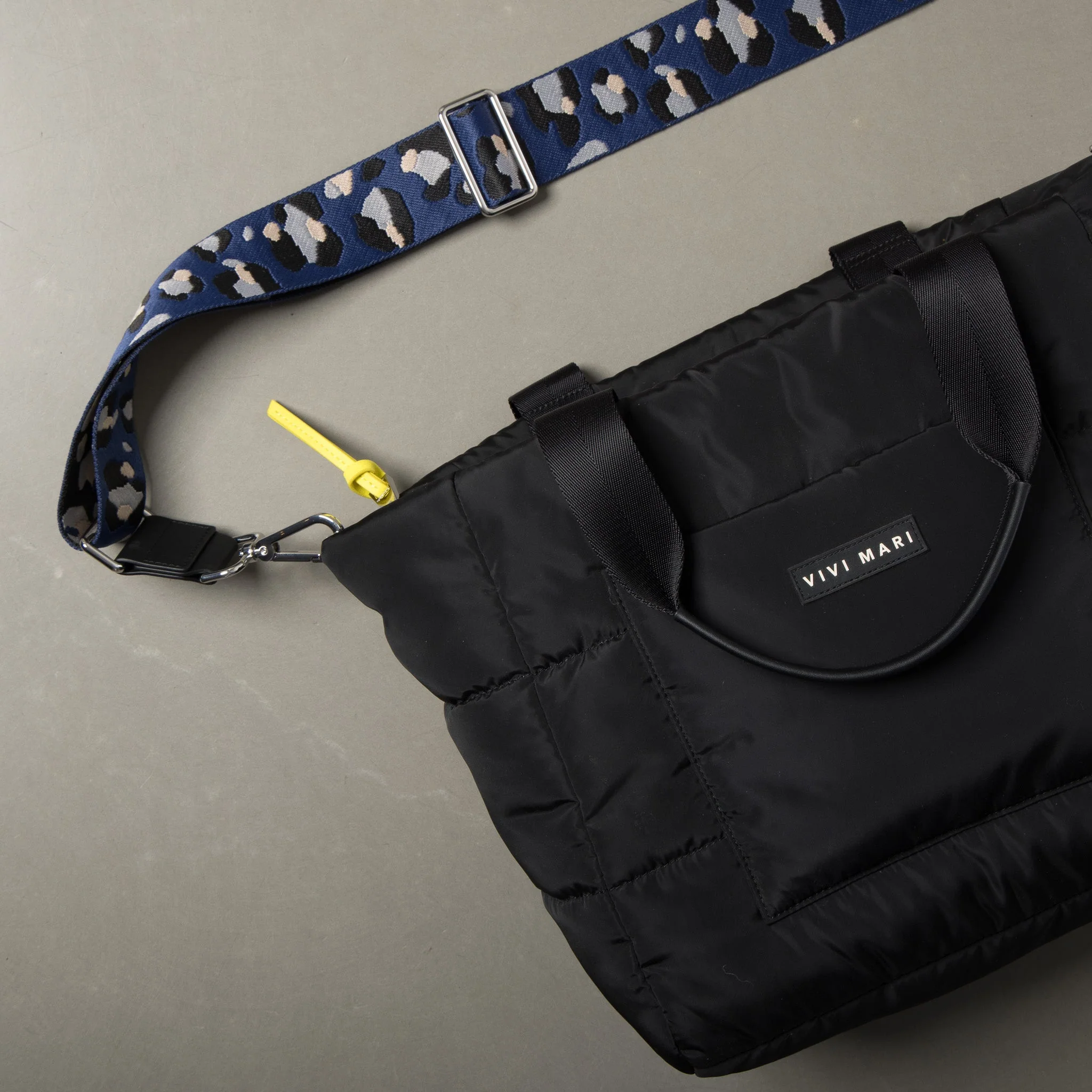 strap abstract leopard blue/black - black - Image 4