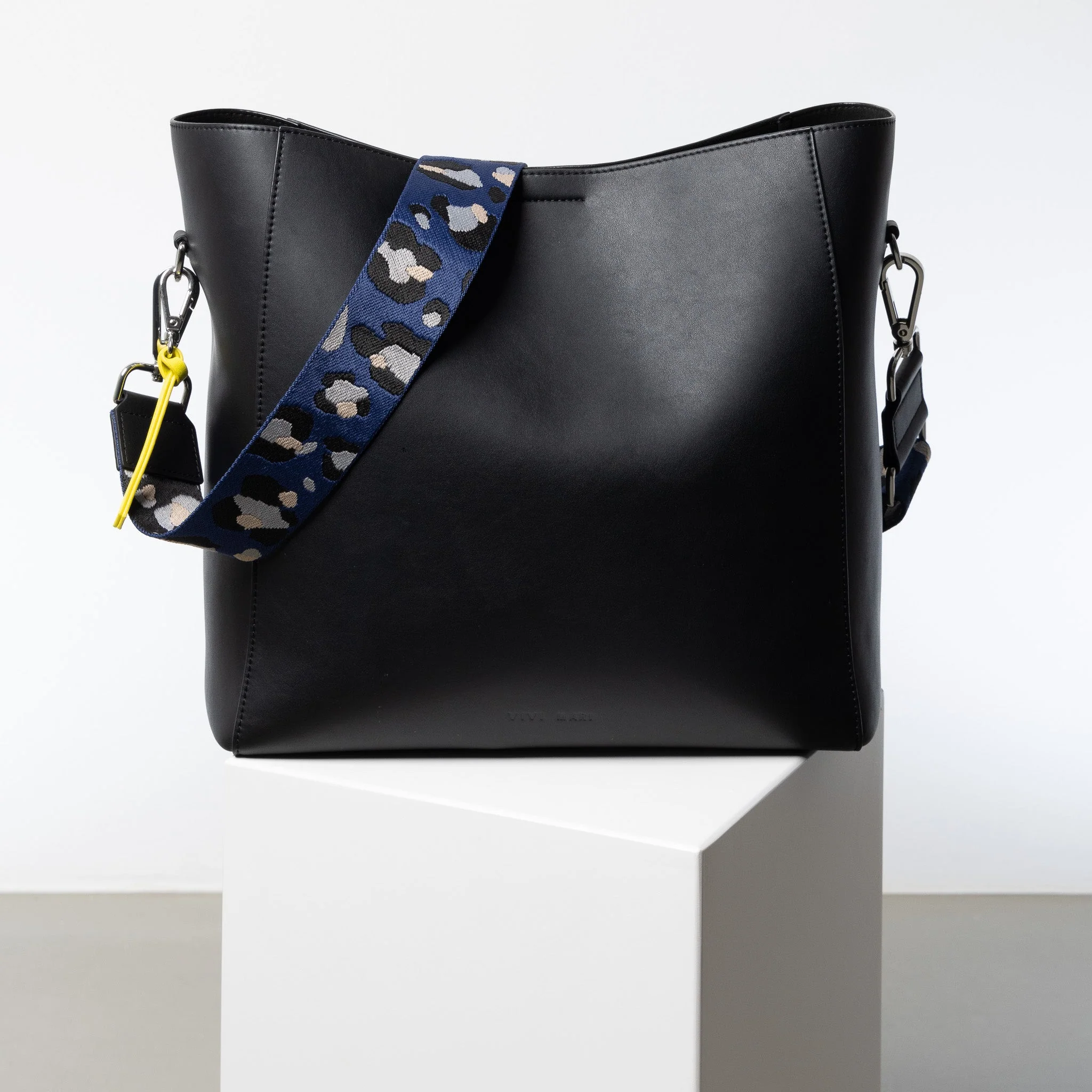 strap abstract leopard blue/black - black - Image 9