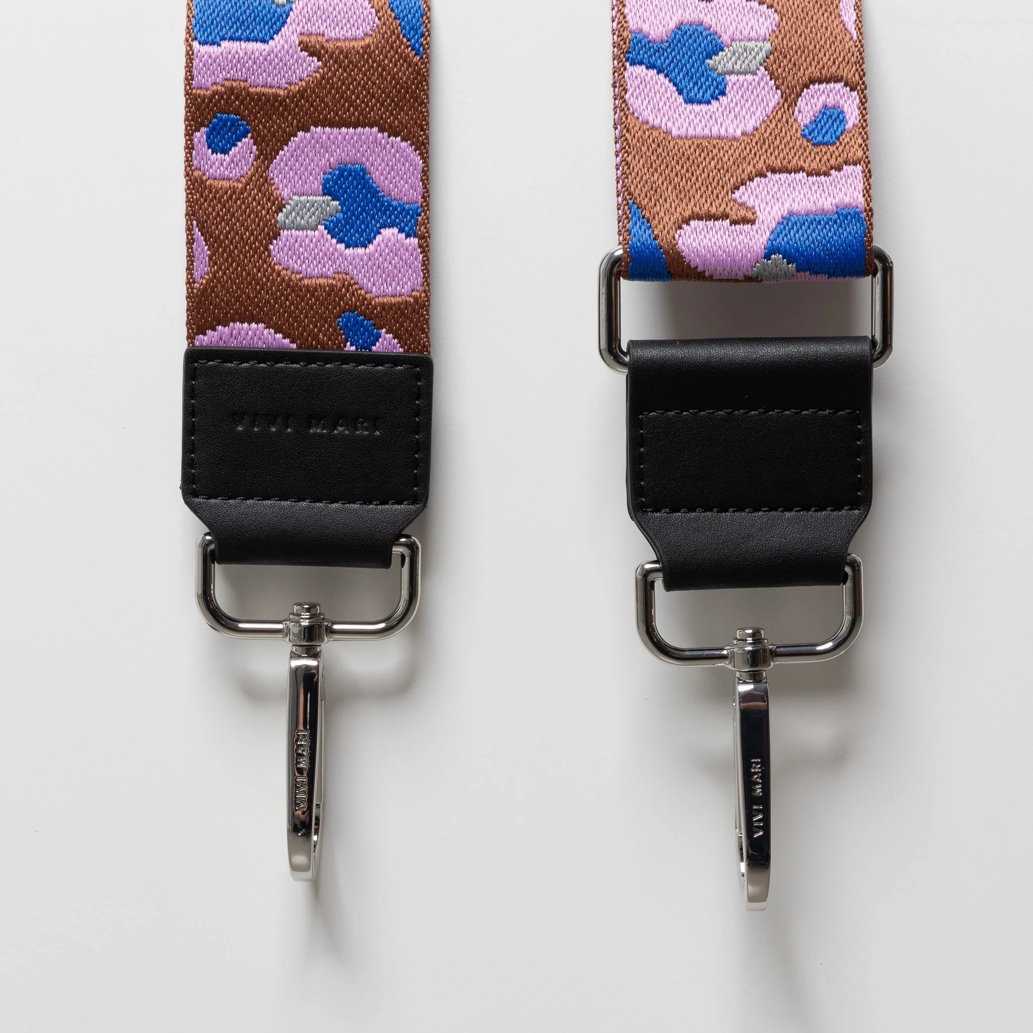 strap abstract leopard tan/rose - black - Image 7