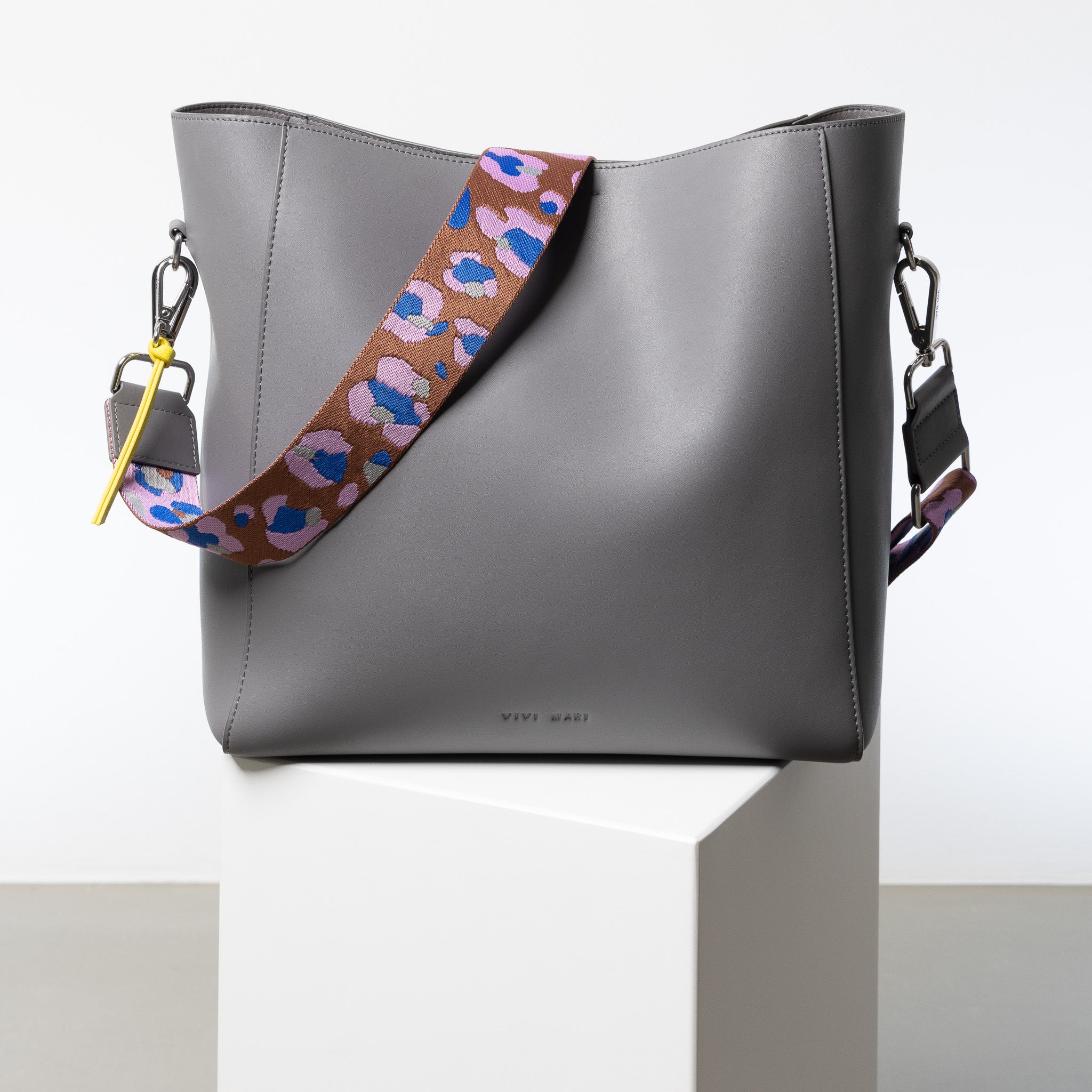 strap abstract leopard tan/rose - taupe - Image 4
