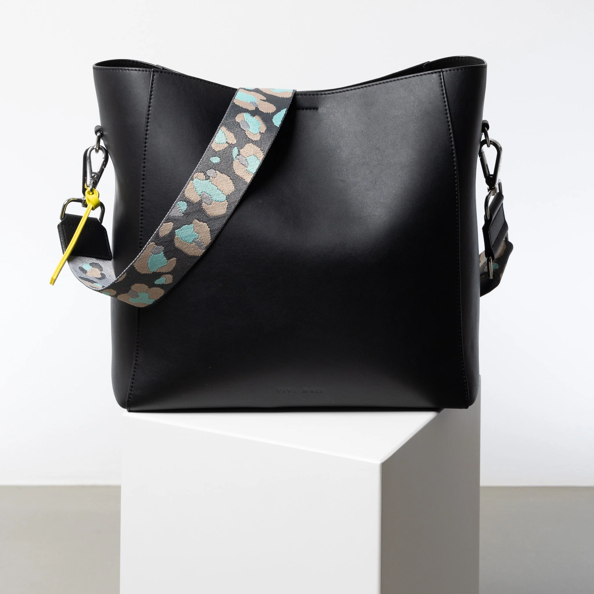 strap abstract leopard taupe/mint - black - Image 2