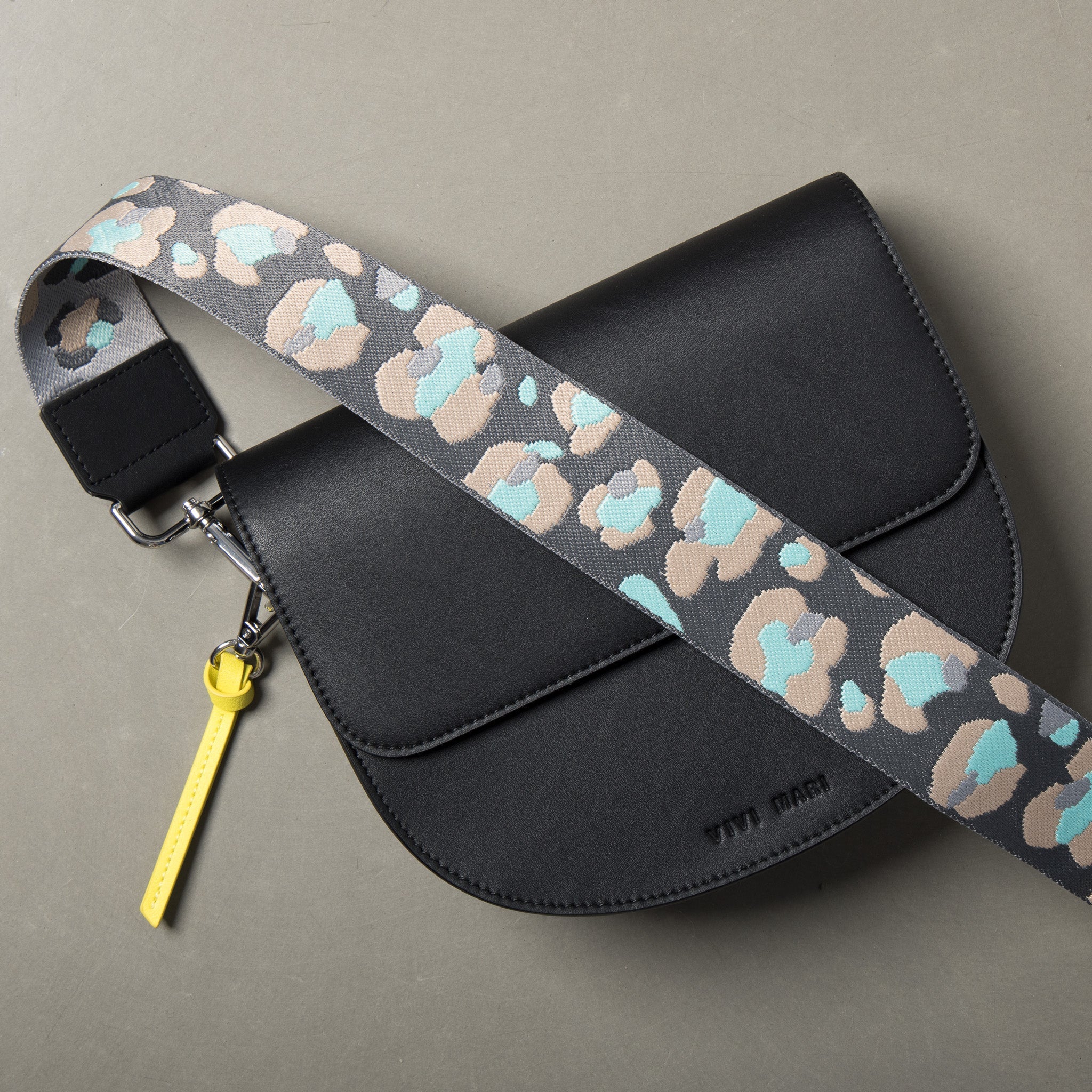 strap abstract leopard taupe/mint - black - Image 6