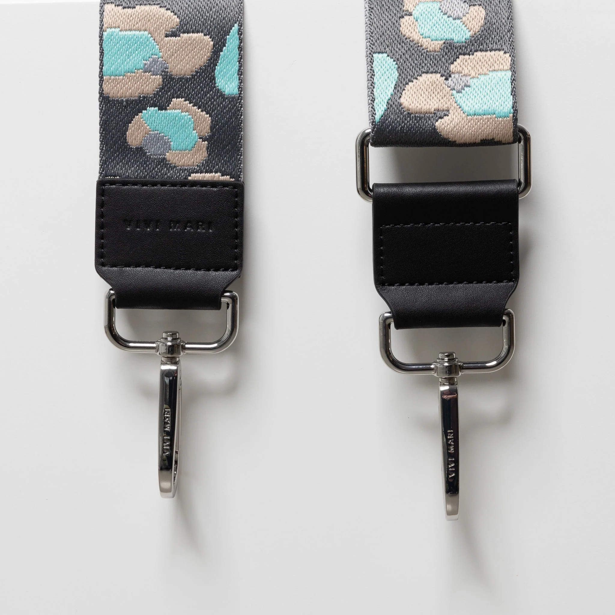 strap abstract leopard taupe/mint - black - Image 8