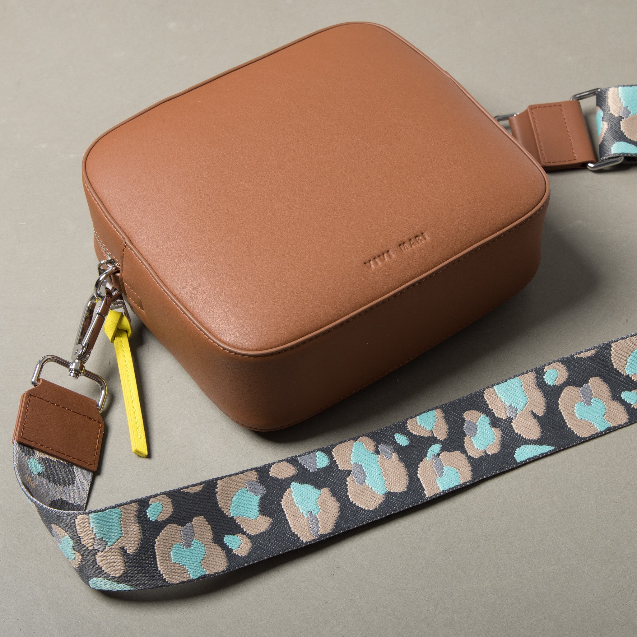 strap abstract leopard taupe/mint - tan - Image 4