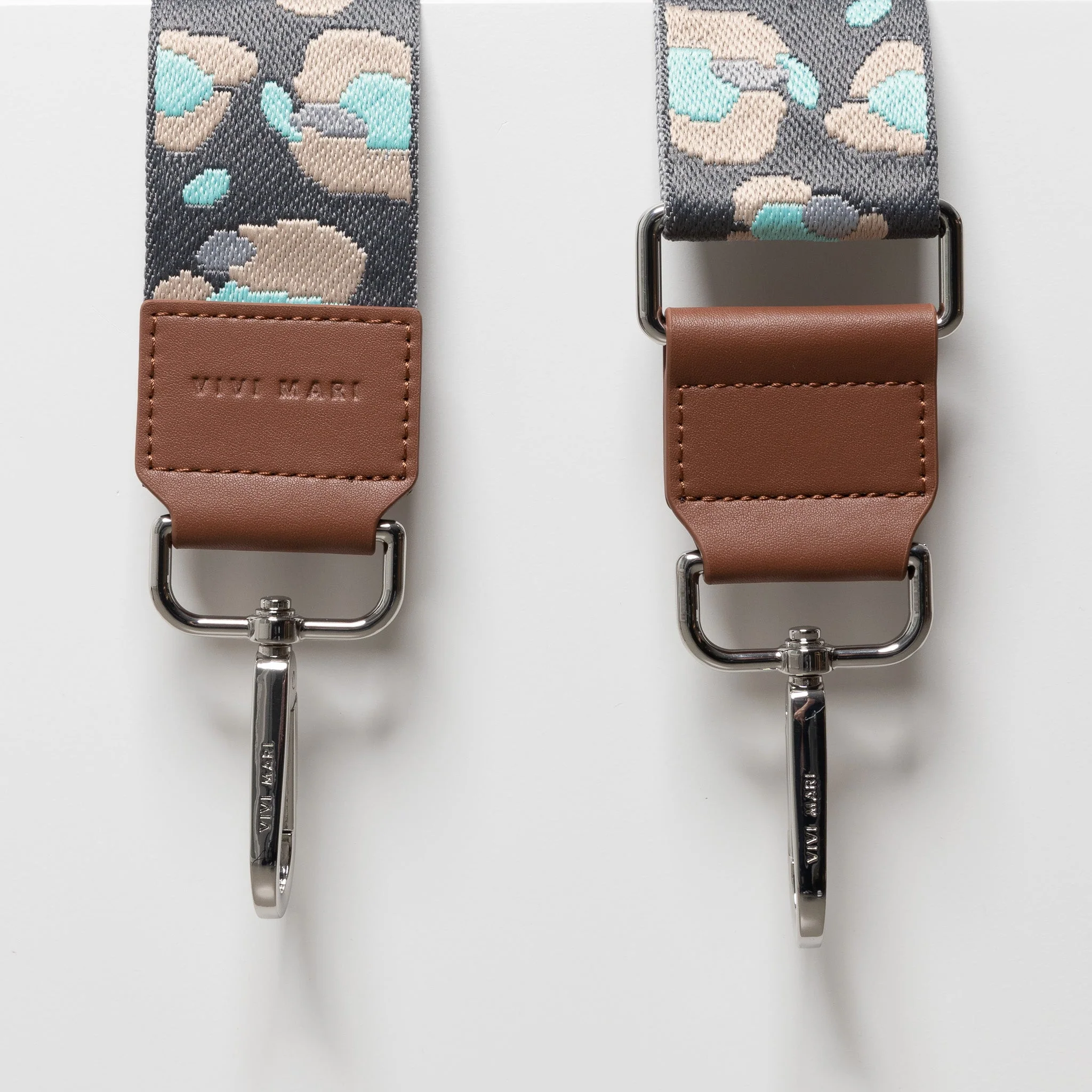 strap abstract leopard taupe/mint - tan - Image 8