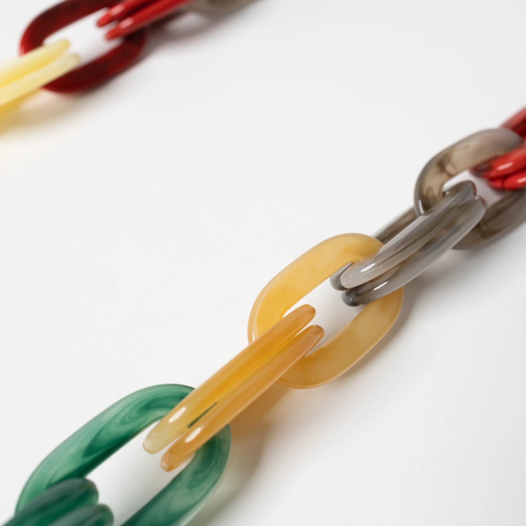 Strap acrylic elements multicolor - short - Image 3