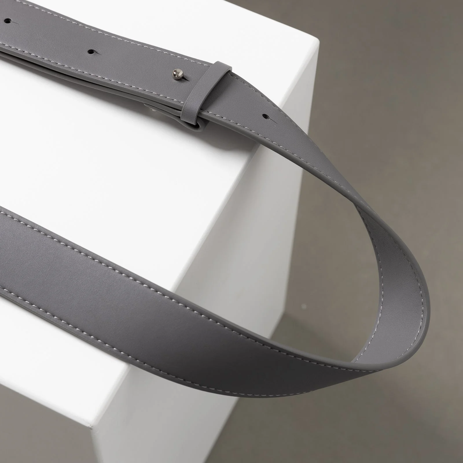 strap basic belt - taupe - Image 4