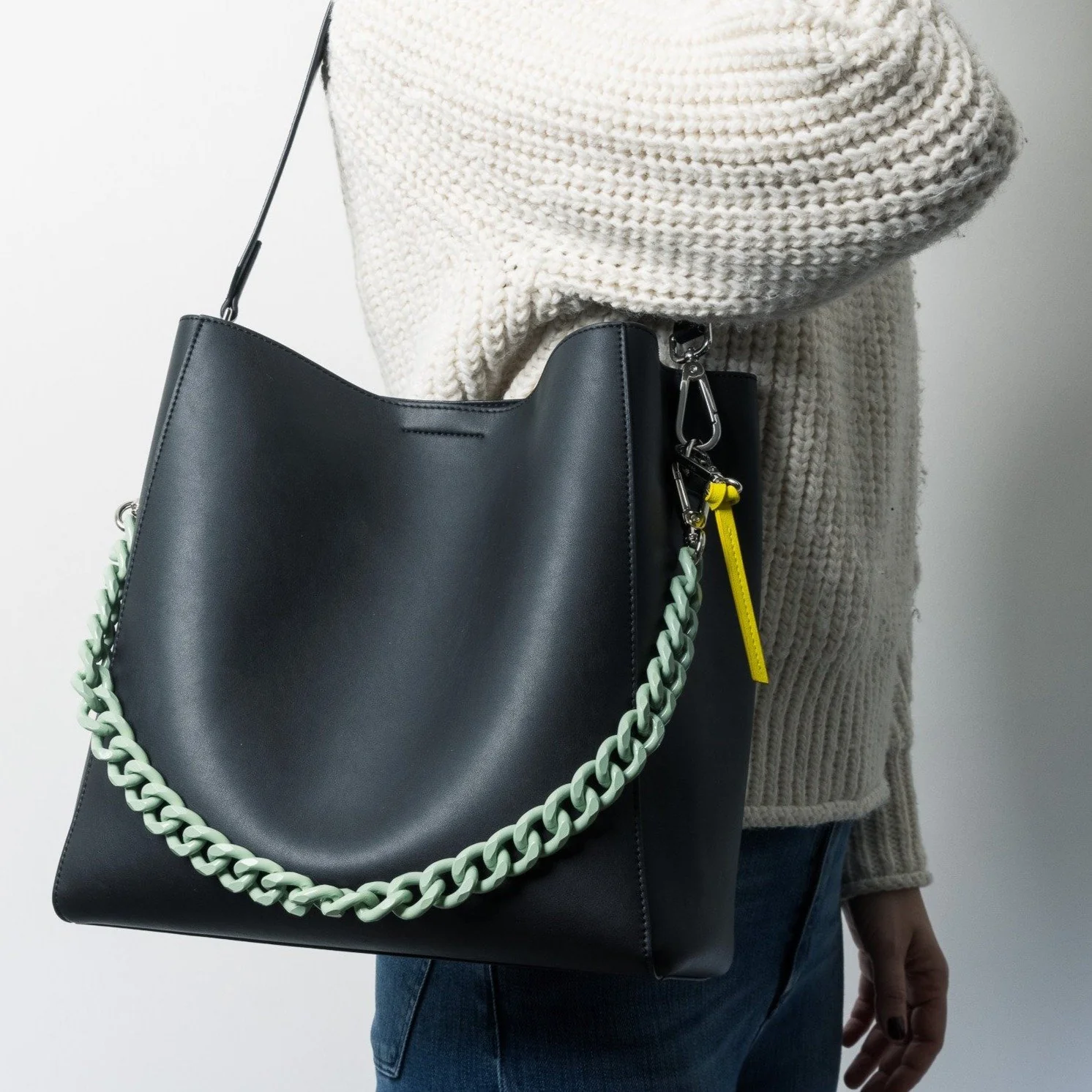 strap bold chain mint - short - Image 6
