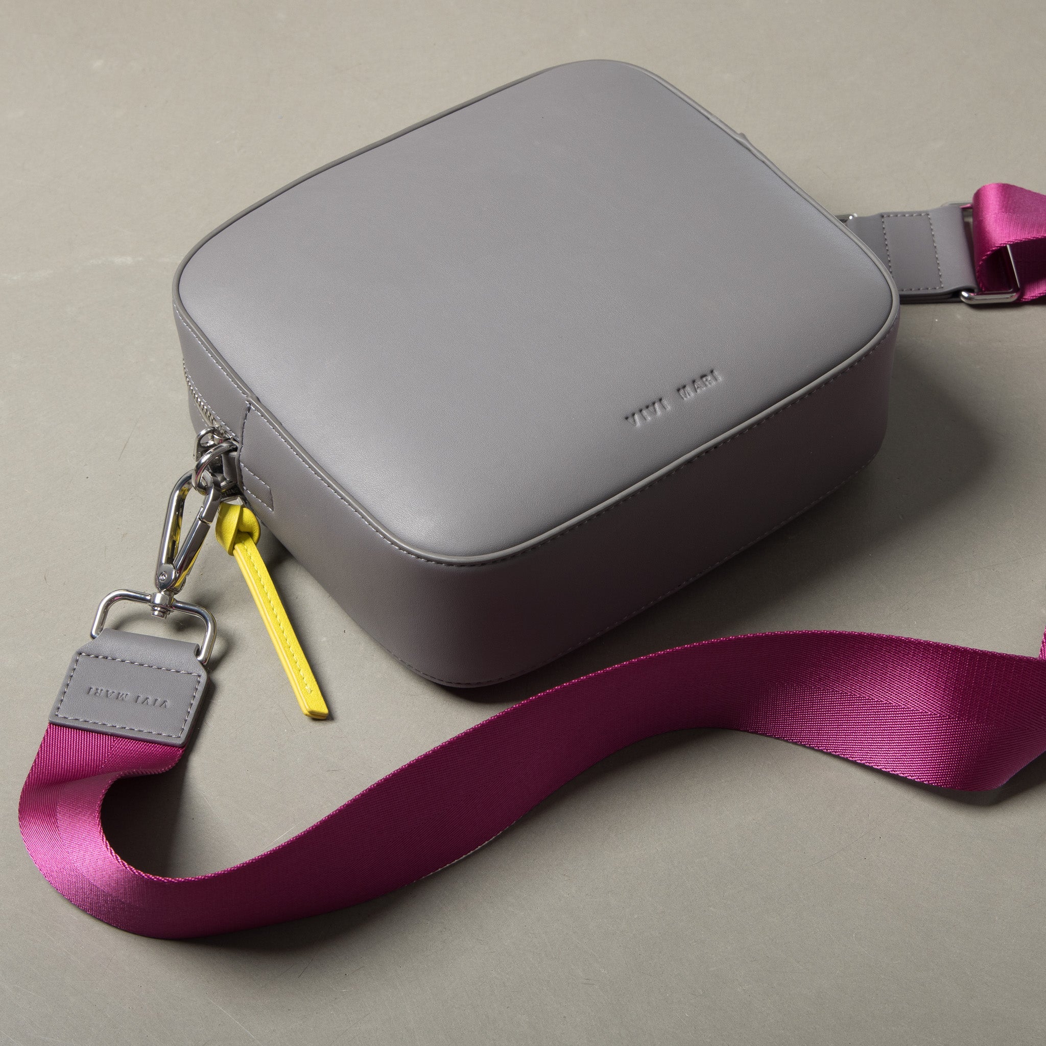 strap deep magenta - taupe - Image 4