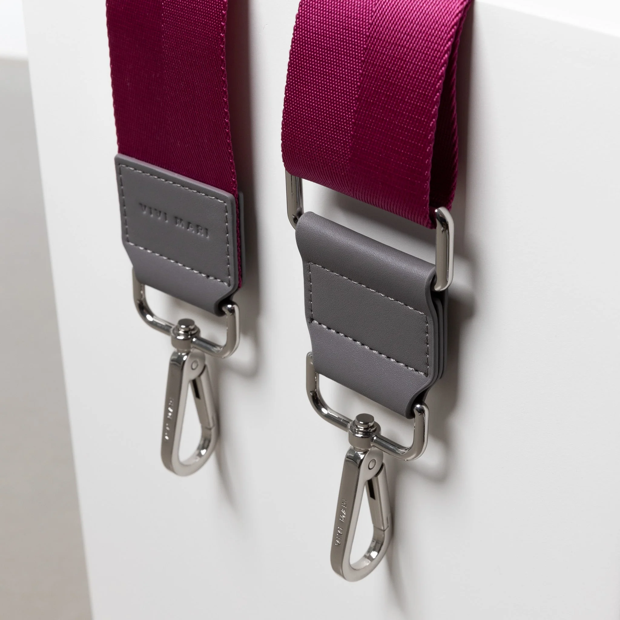 strap deep magenta - taupe - Image 5