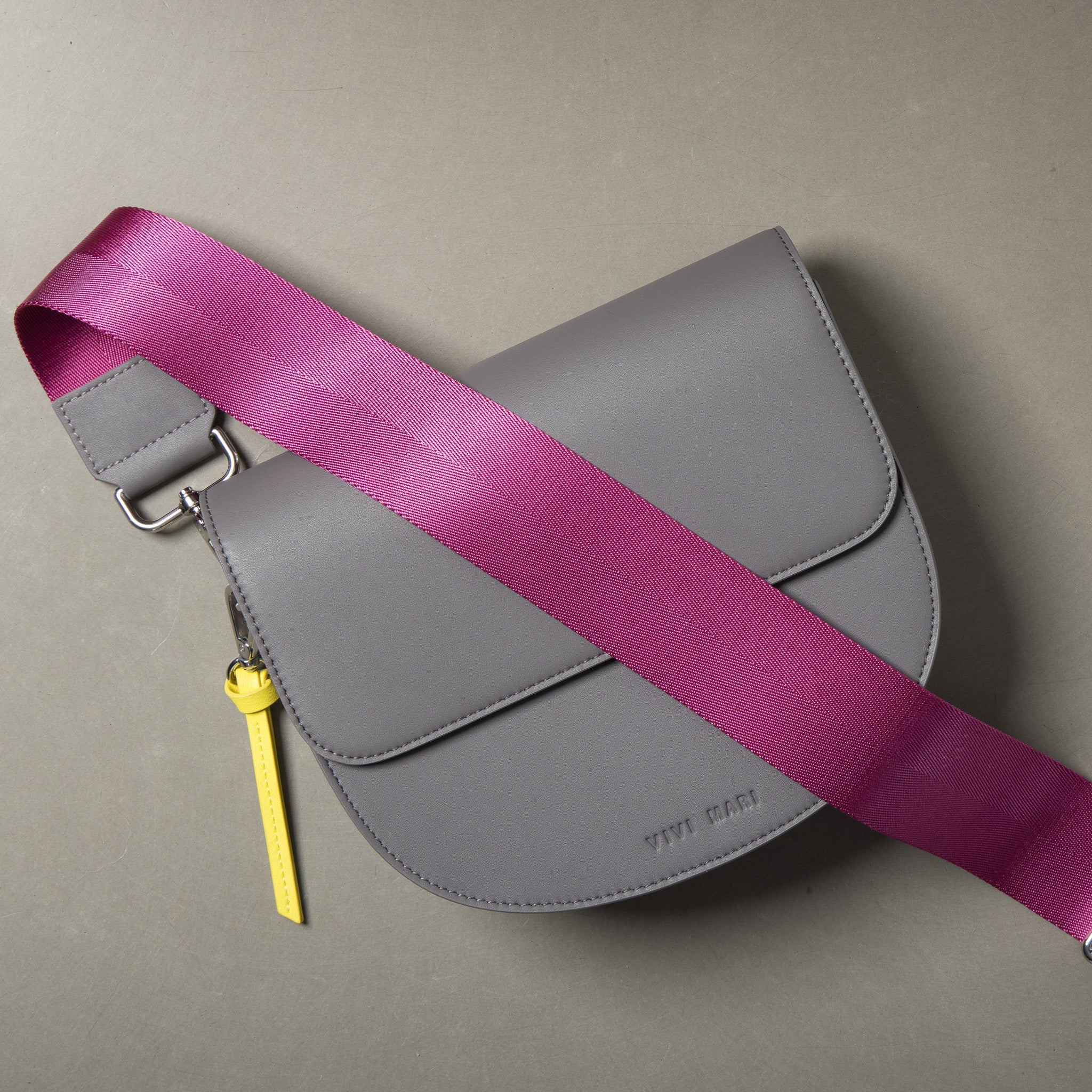 strap deep magenta - taupe - Image 8