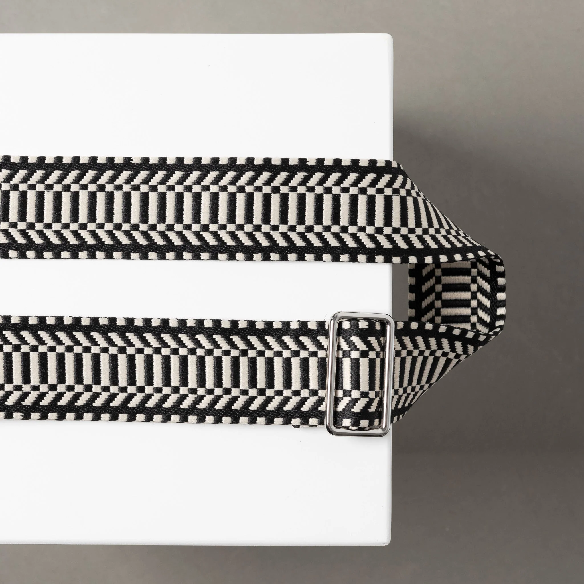 strap ethno black/white - taupe - Image 7