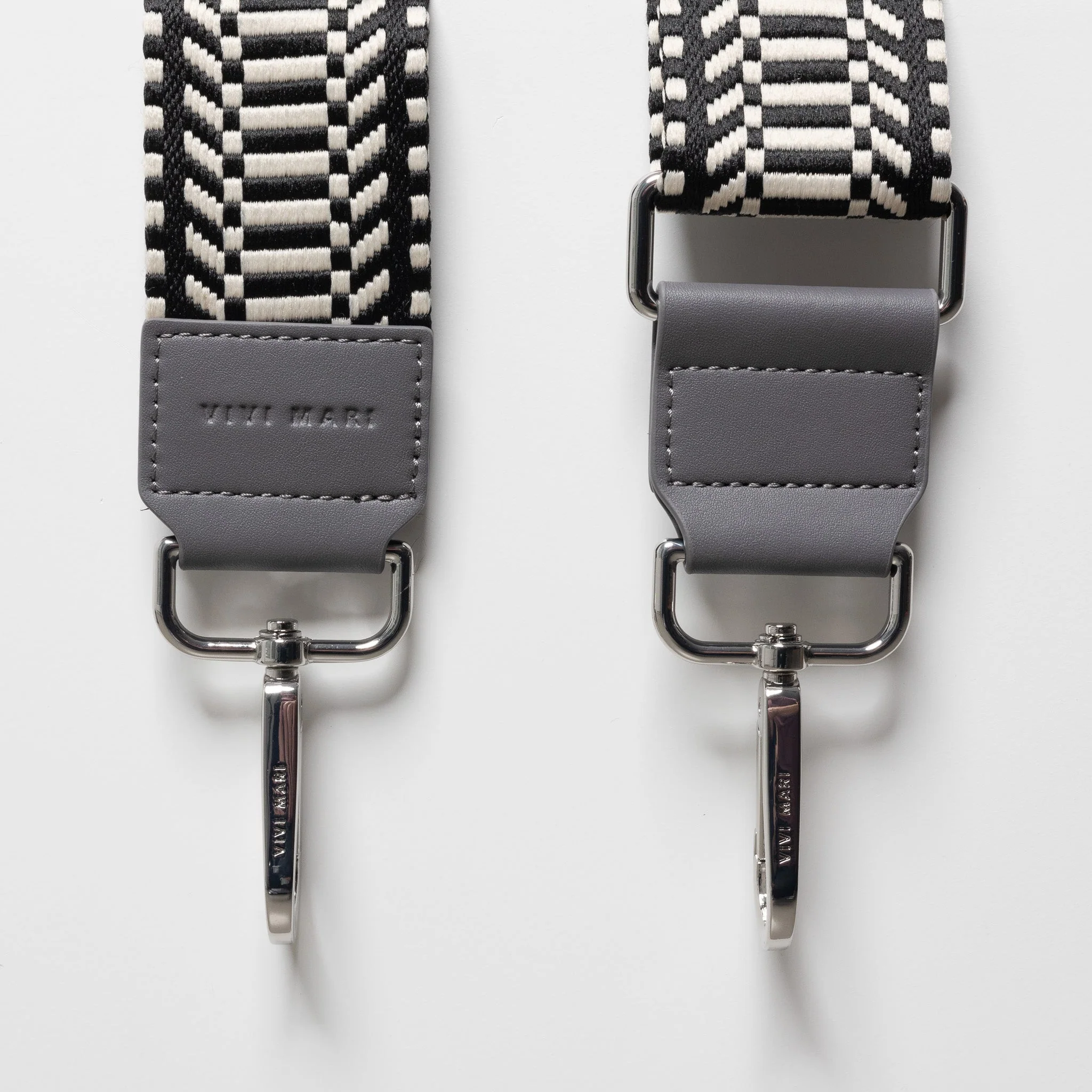 strap ethno black/white - taupe - Image 9