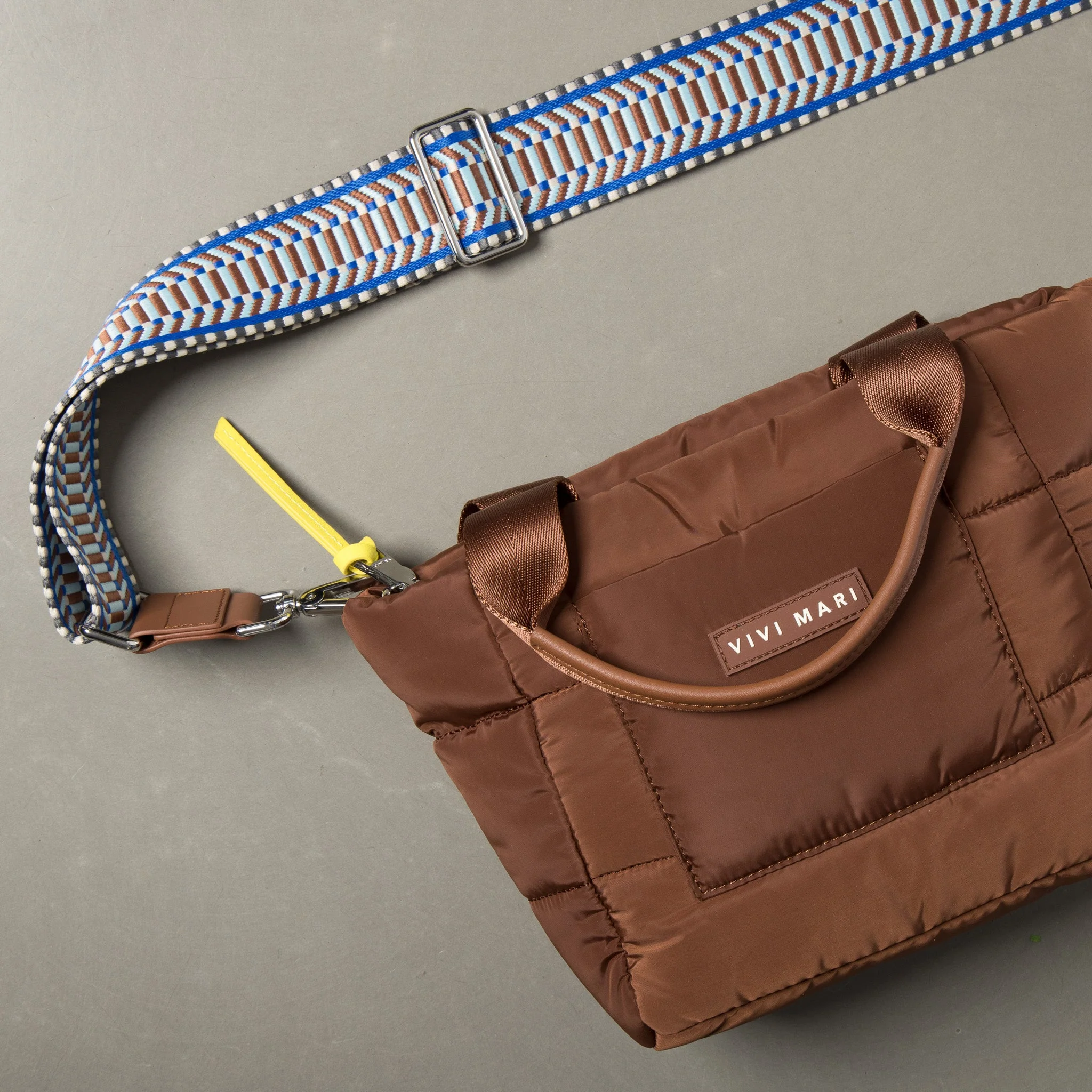 strap ethno multi blue - tan - Image 6