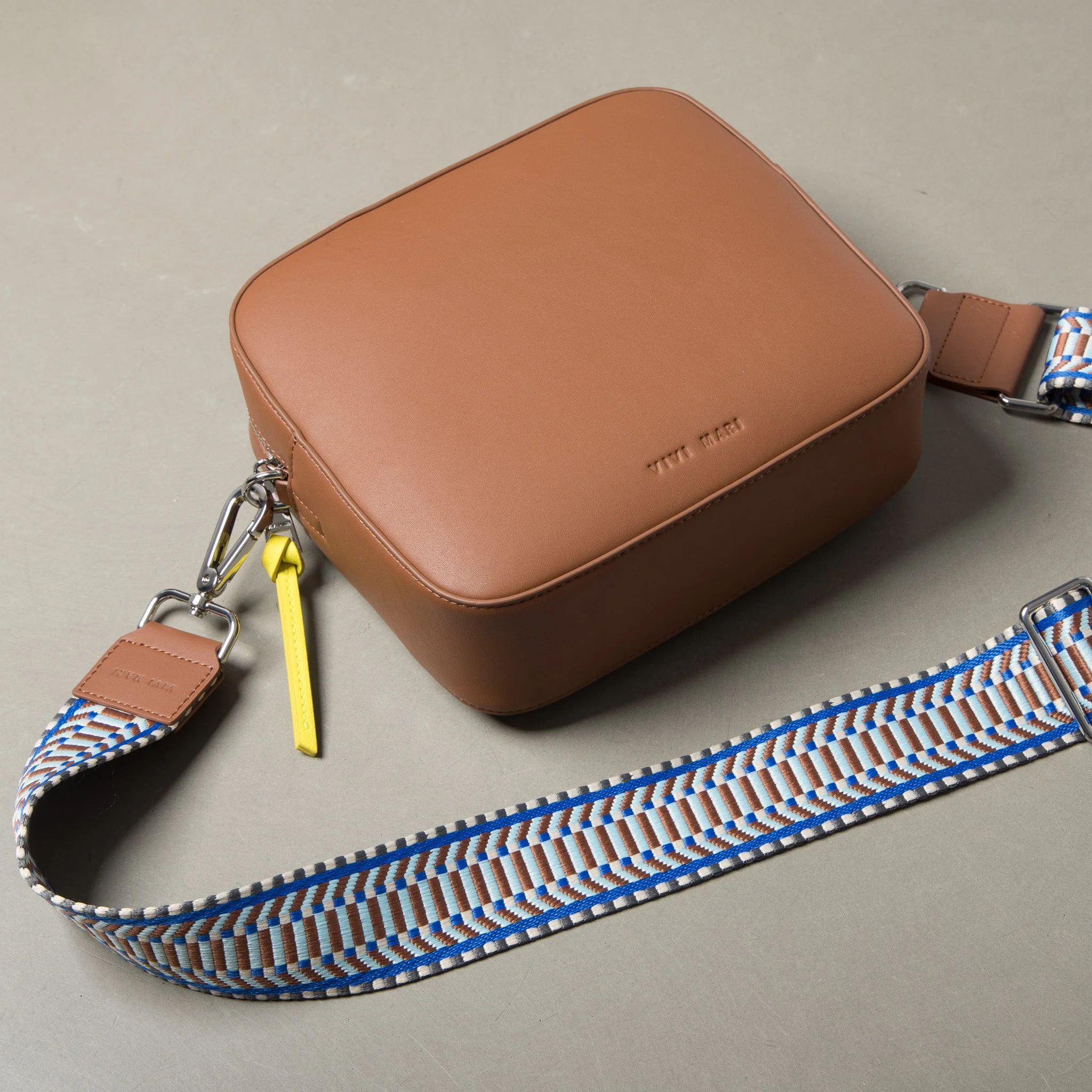 strap ethno multi blue - tan - Image 8