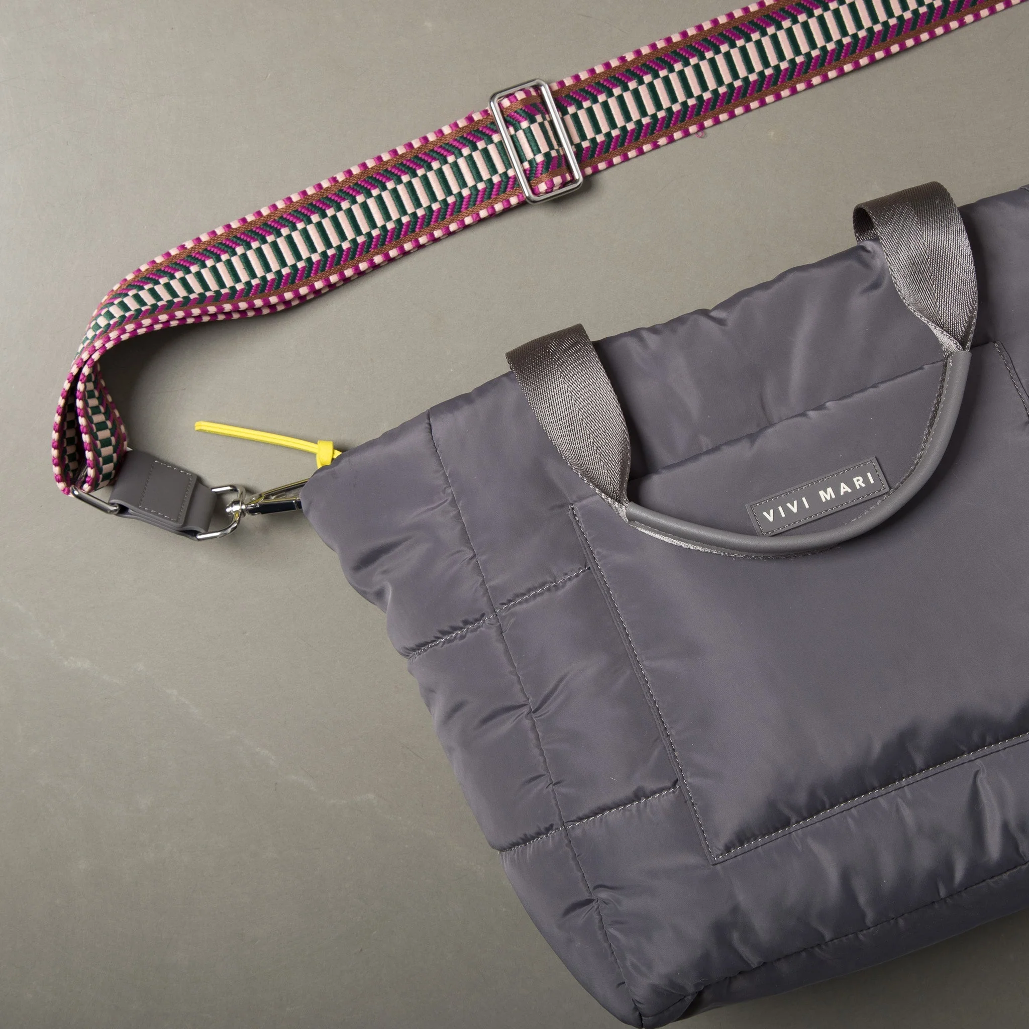 strap ethno multi magenta - tan - Image 11