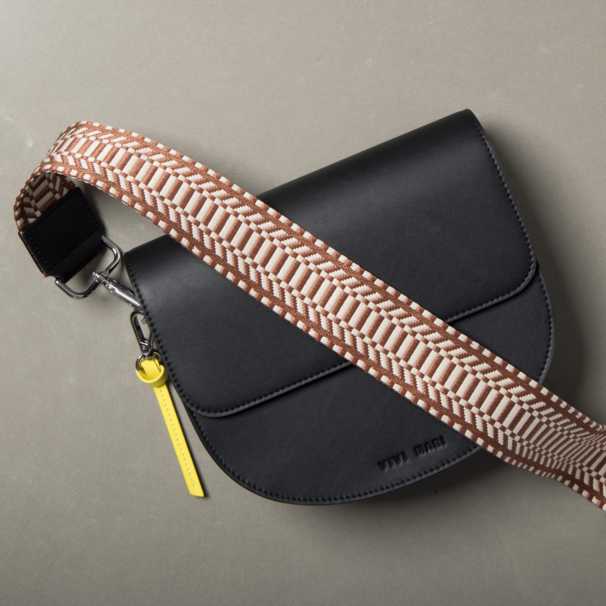 strap ethno tan/white - black - Image 4